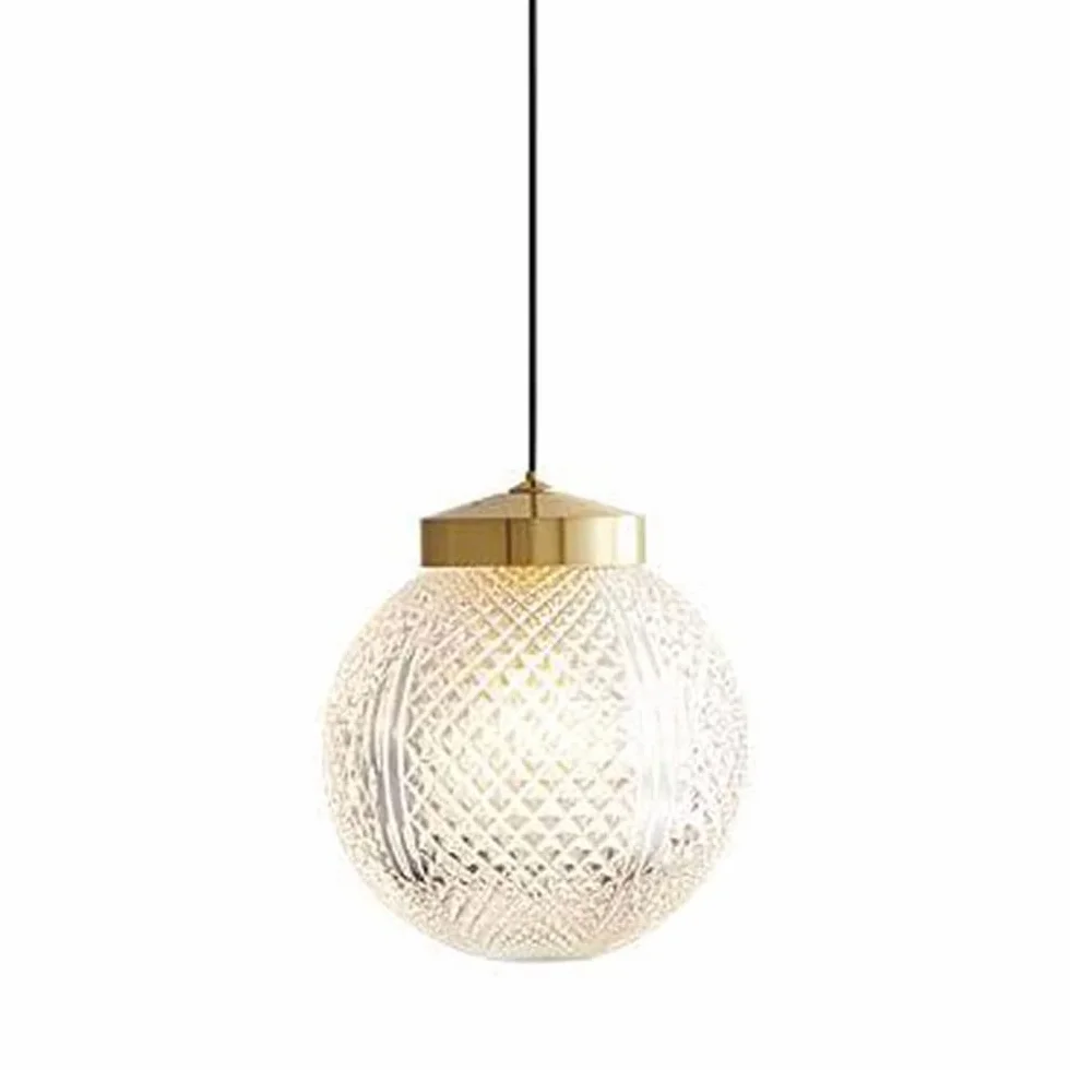 Lámpara Colgante de Vidrio Araña de Metal Simple Japonesa G9 Altura Ajustable