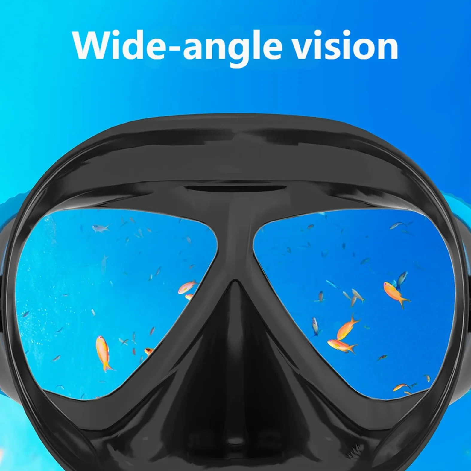 Gafas de natación impermeables con revestimiento de lente de buceo para jóvenes y adultos, sellado cómodo, equipo deportivo, revestimiento protector deportivo, cómodo sellado, diadema ajustable