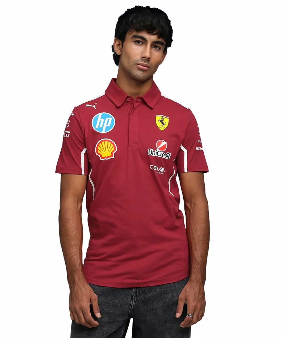 PUMA Scuderia Ferrari F1 Polo del Equipo 2025 - Rojo