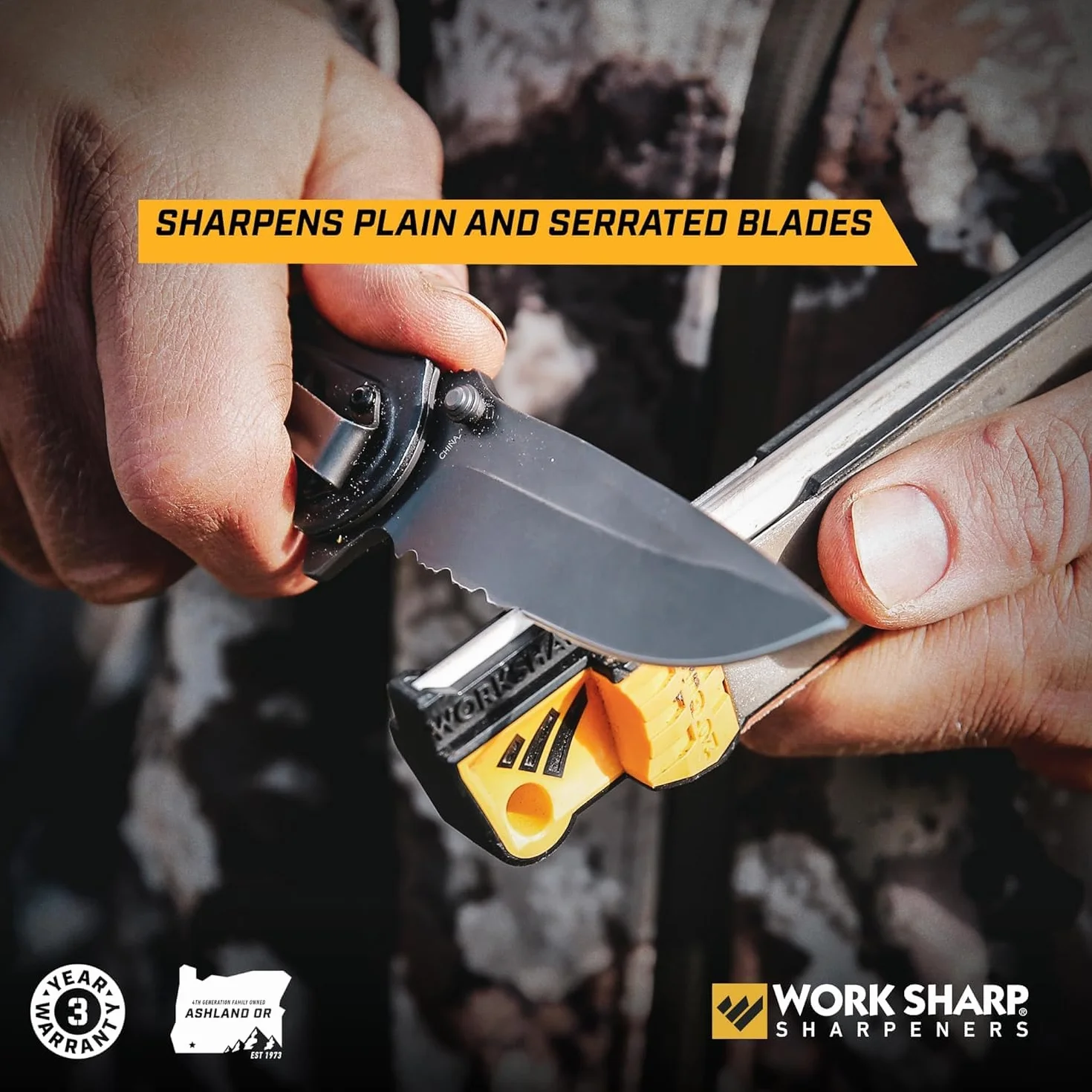Work Sharp WSGFS221 - Afilador de Mano