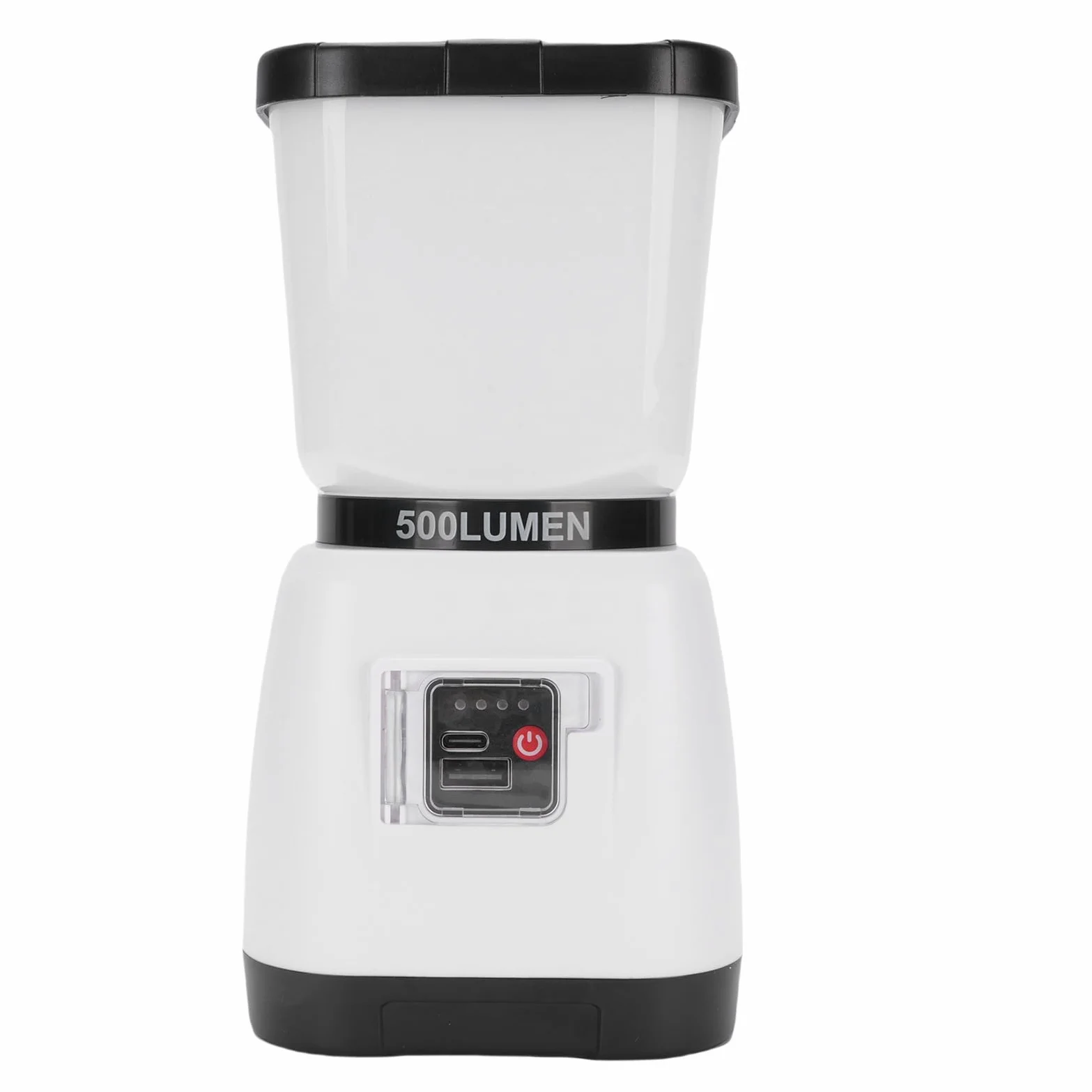 Aramox Linterna de Camping Recargable ABS 6000mAh Manivela Bateria Doble