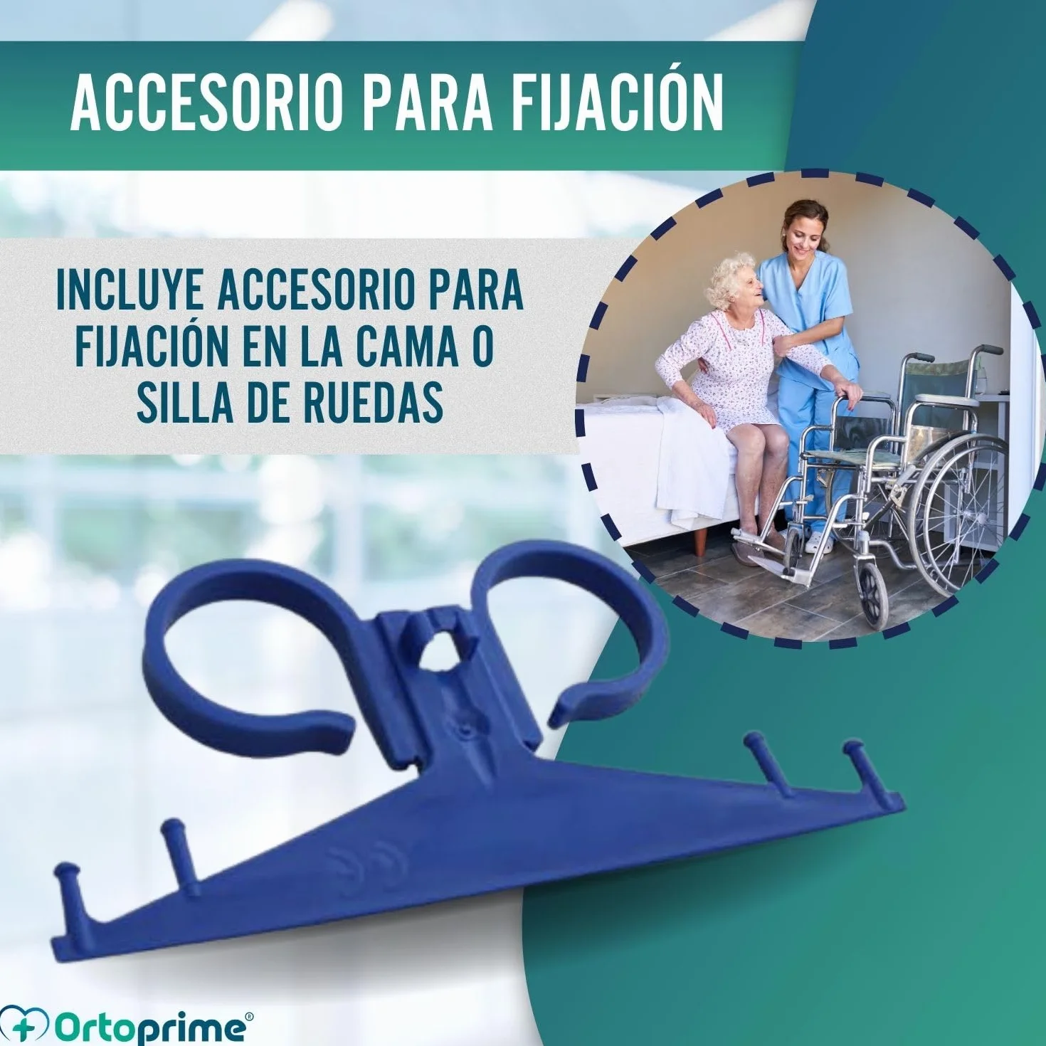OrtoPrime Bolsa de Orina 2 Litros Válvula Antirreflujo Grifo Tubo 120cm Pack 25 Unidades