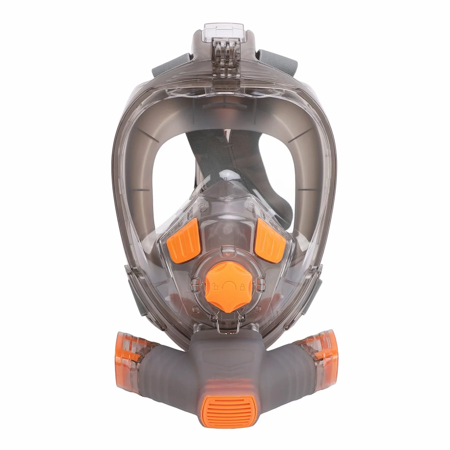 Gafas de Snorkel de Cara Completa Gafas de Snorkel con Vista panorámica de 180 Grados con tecnología de Niebla Tubo de respiración Plegable y Tornillo de Montaje de