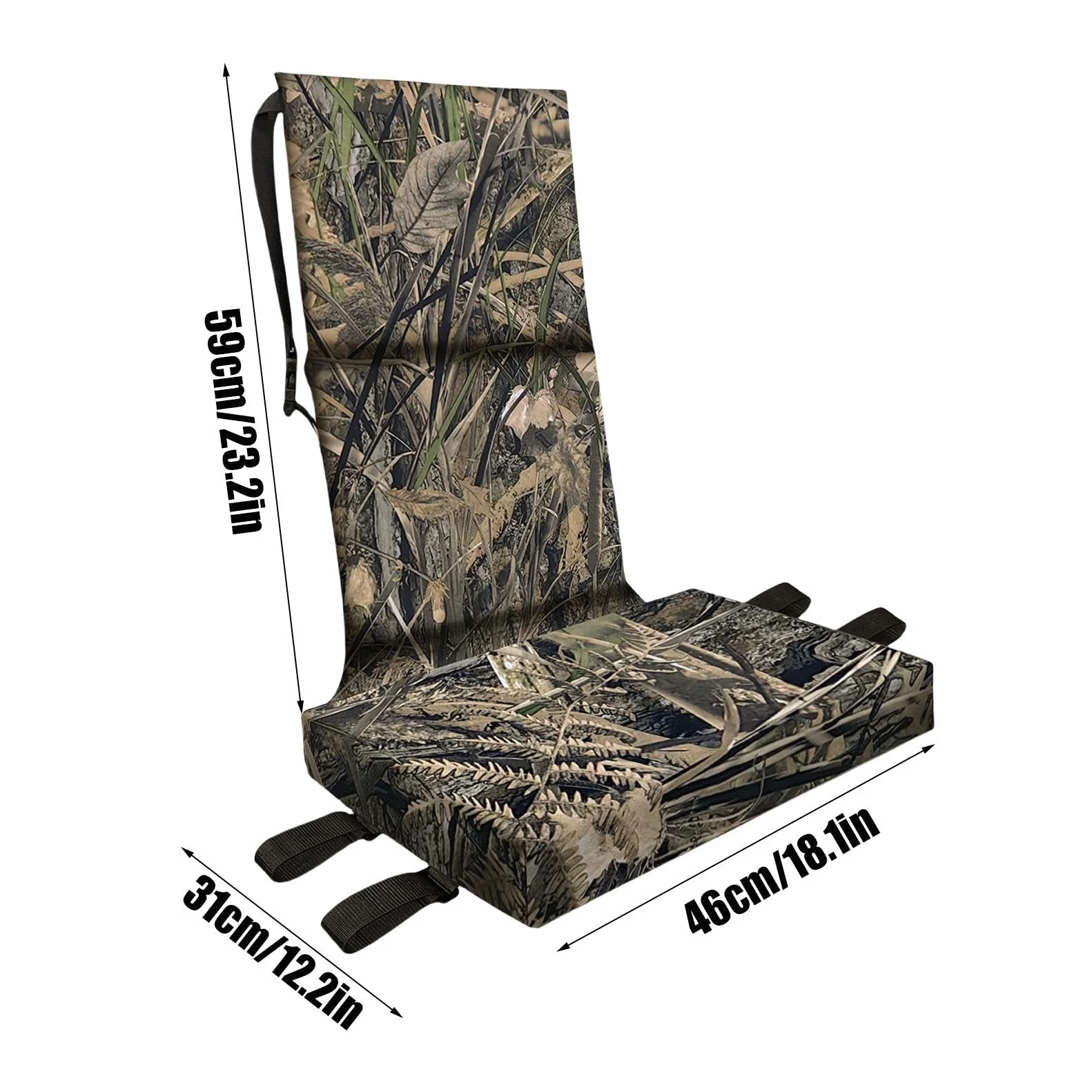 Asiento de soporte para árbol, asiento de caza desmontable, cómoda silla de caza, asiento portátil para árbol, asiento de caza ligero, accesorios de caza ajustables para mayor comodidad