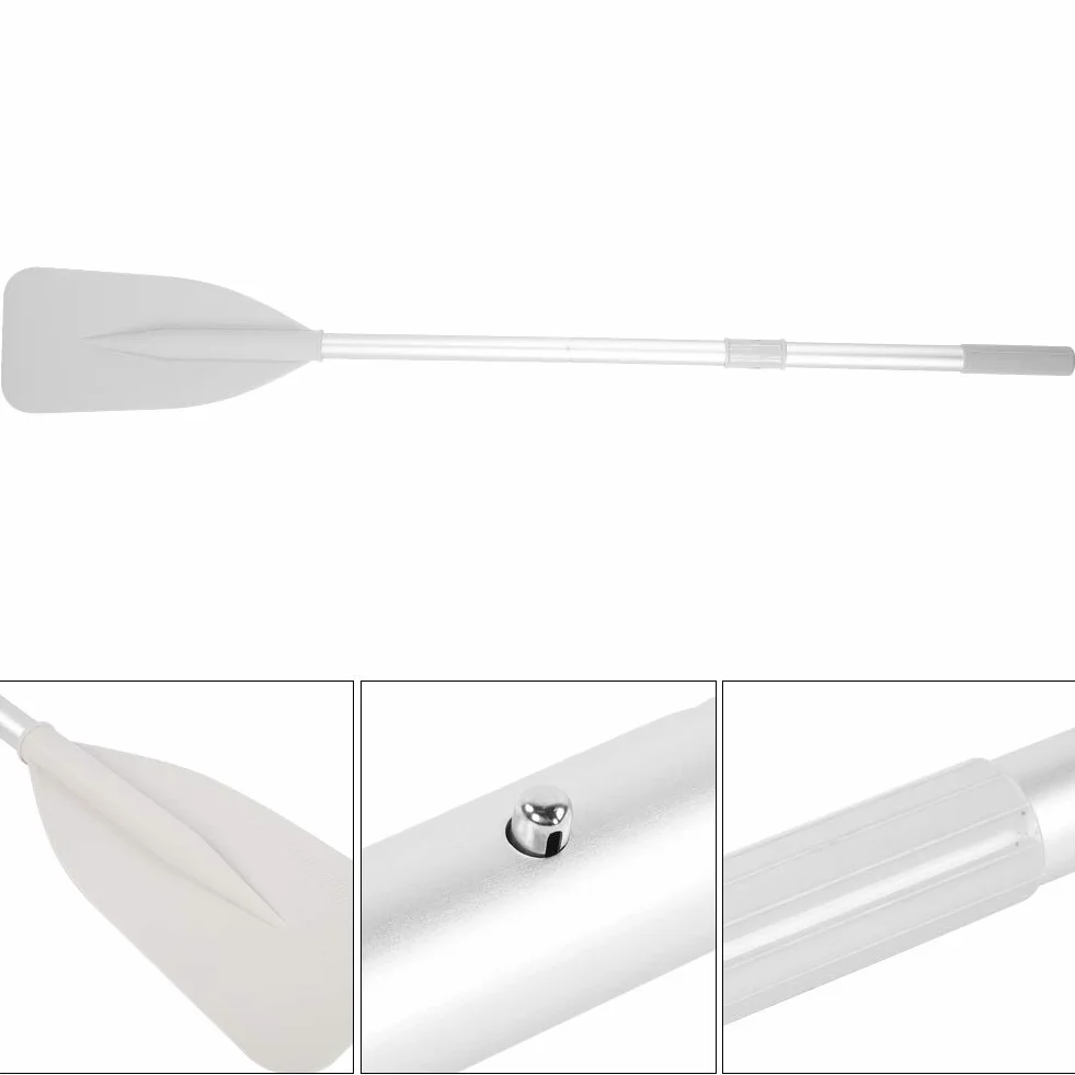 VGEBY Bote Inflable, Alta Resistencia y Ligero, Canoa Portátil con Varillas Aluminio, para Deportes Acuáticos Pesca Viajes Aire 2 Piezas