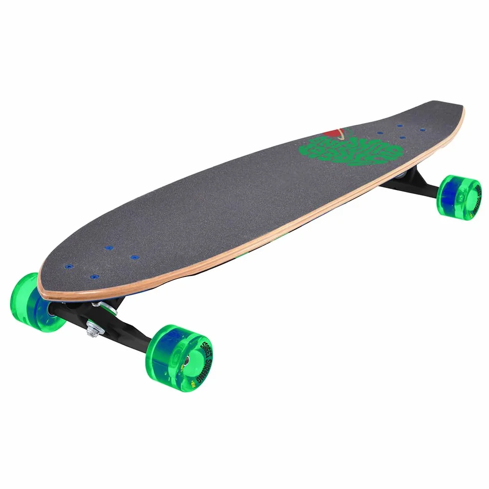 Streetsurfing Longboard Cut Kicktail 36" Czarne