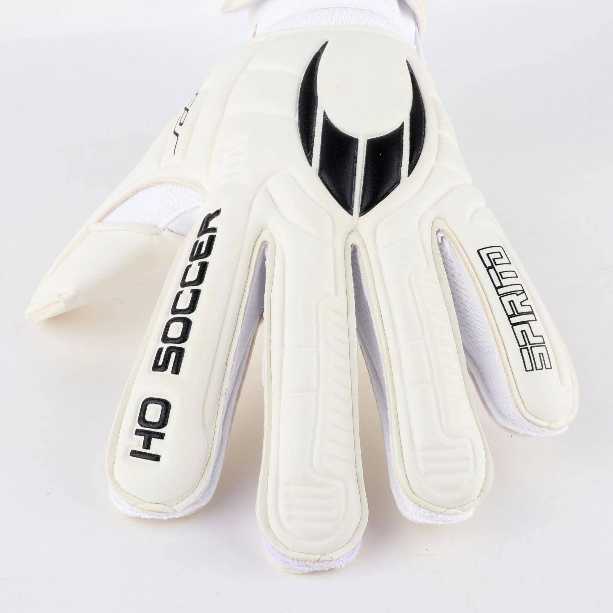 Guantes de Portero HO Soccer SPIRITO White Protek Flat Blanco