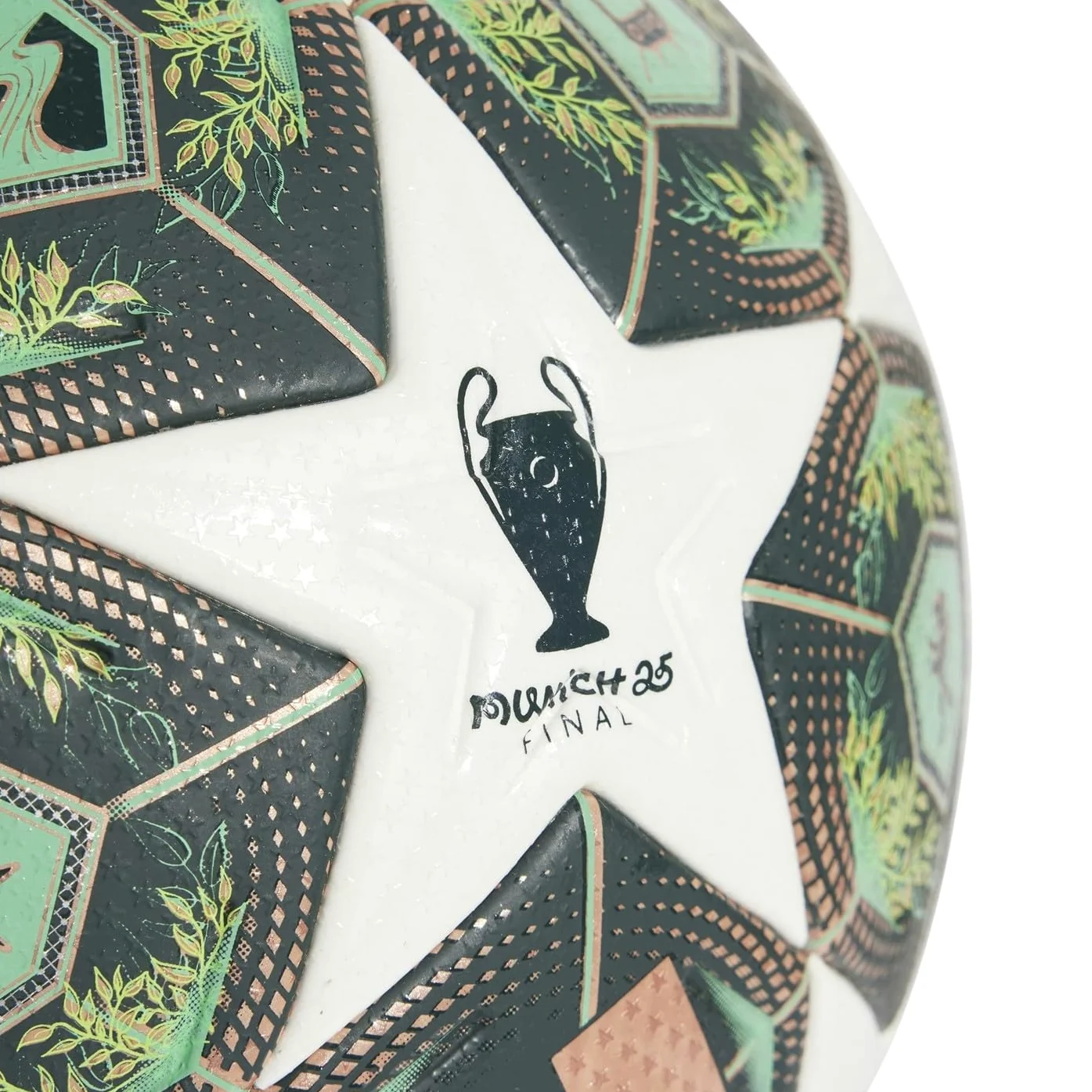 adidas UEFA Champions League Munich 25 FIFA Quality Pro Ball JH1279, Unisex Footballs, Green, 5 EU
