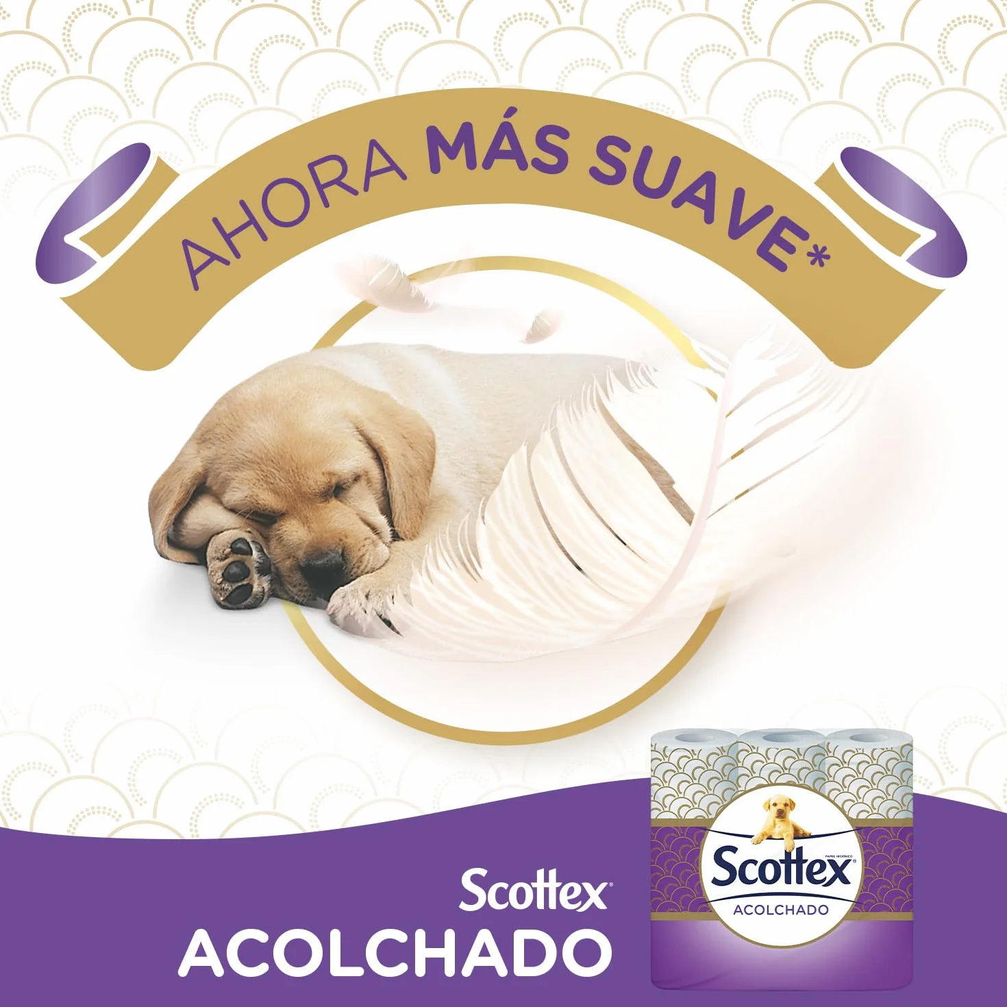 Scottex Acolchado Papel Higiénico 63 Rollos 3 Capas