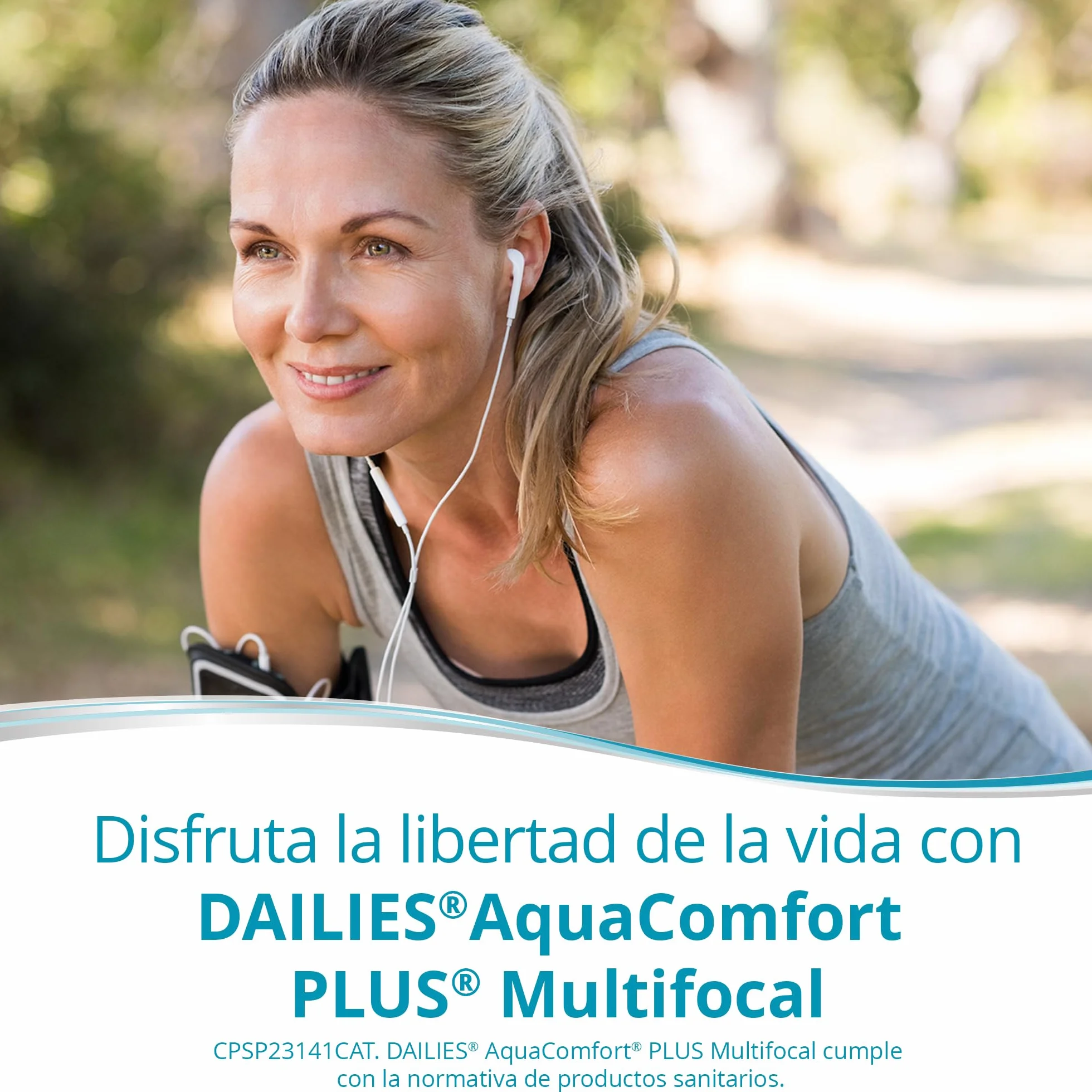 Dailies AquaComfort Plus Multifocal Lentes de contacto progresivas reemplazo diario Pack 30 R 8.7 mm D 14.0 mm adición alta -1.75 Diopt