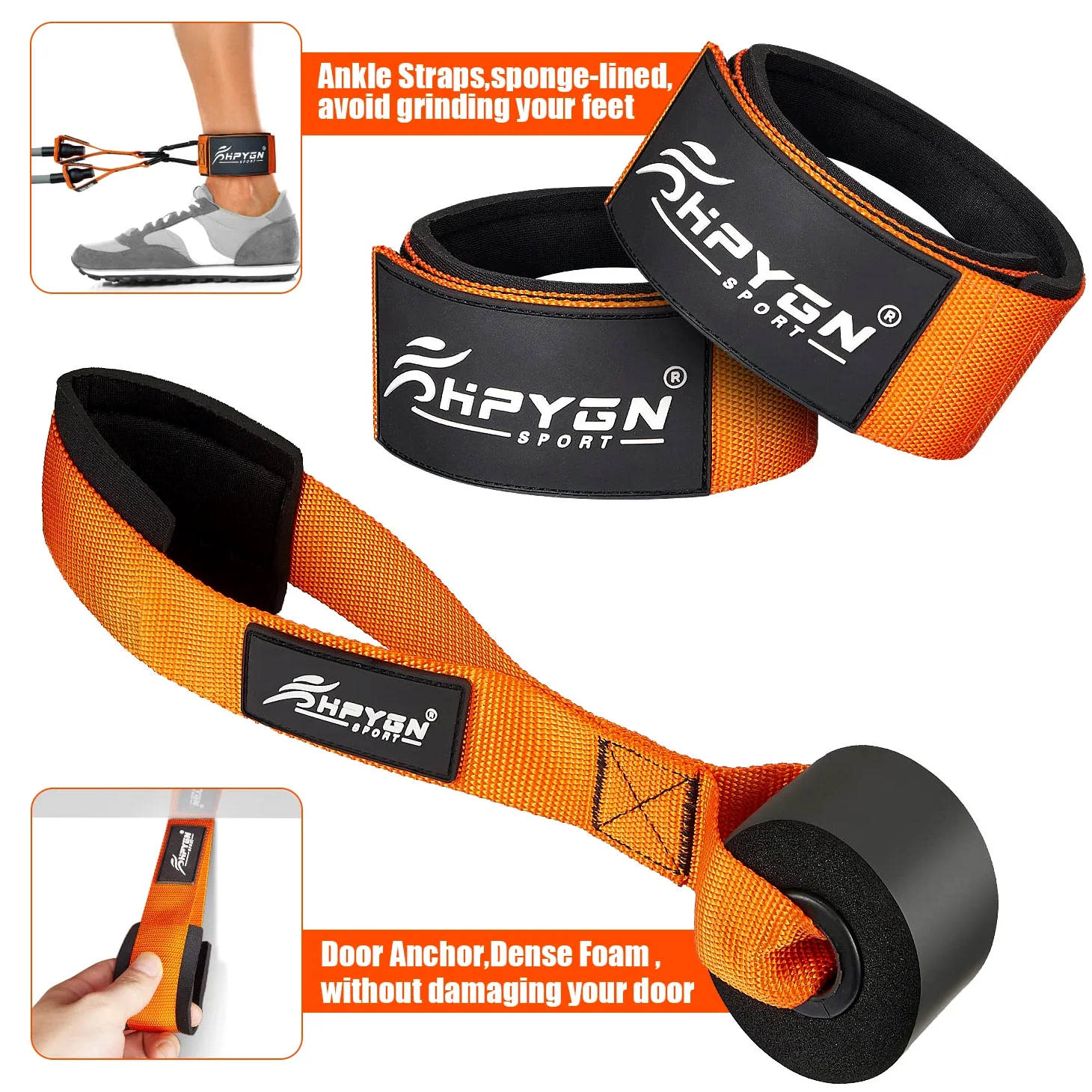 Bandas de resistencia, bandas de ejercicio pesadas con asas, bandas de fitness para entrenamiento, bandas de entrenamiento para hombres, juego de bandas de peso para entrenamiento muscular, fuerza,