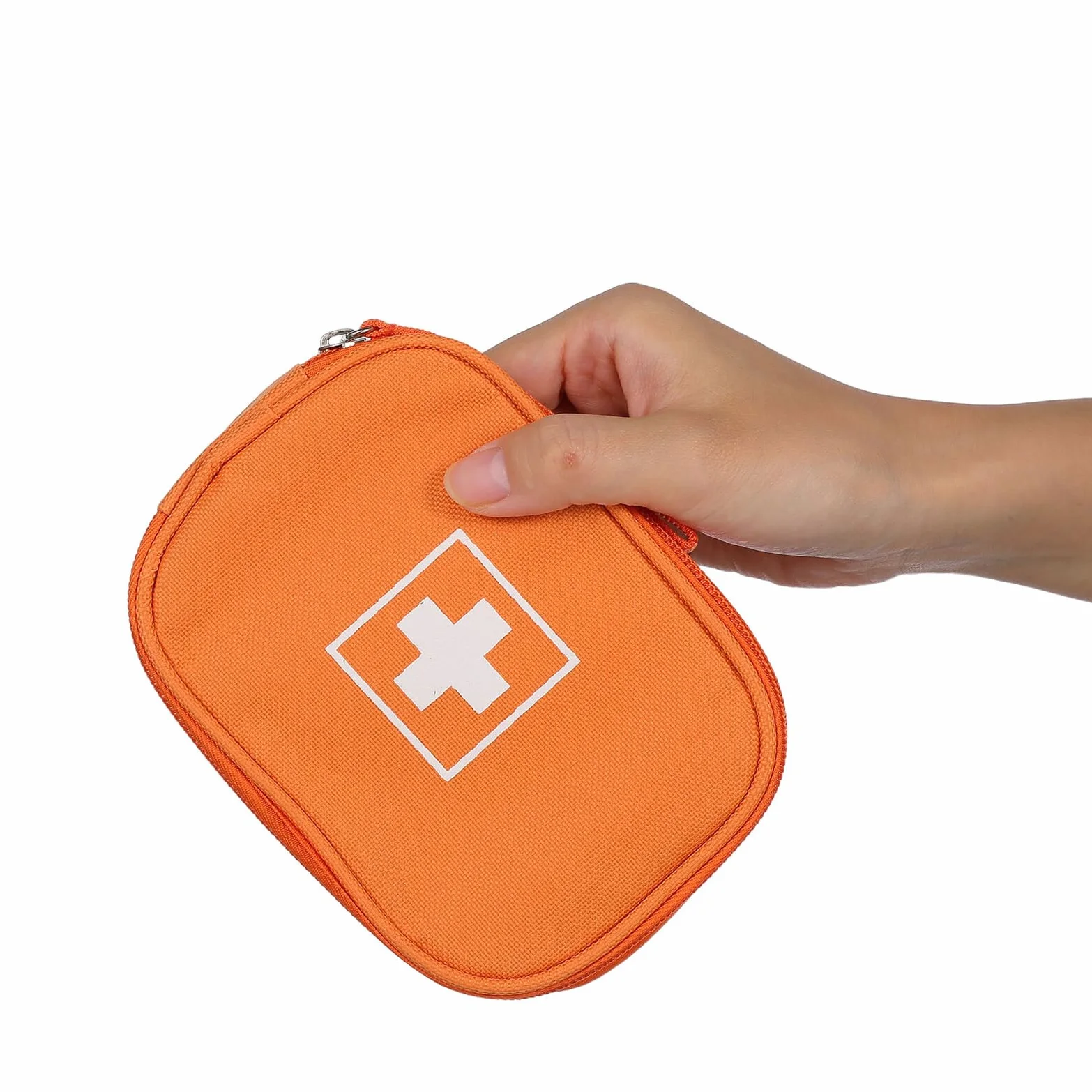 Bolsa Médica Portátil Pequeña con Asa Organizador para Almacenamiento de Medicamentos Bolsa de Salud Ligera para Emergencias y Viajes al Aire