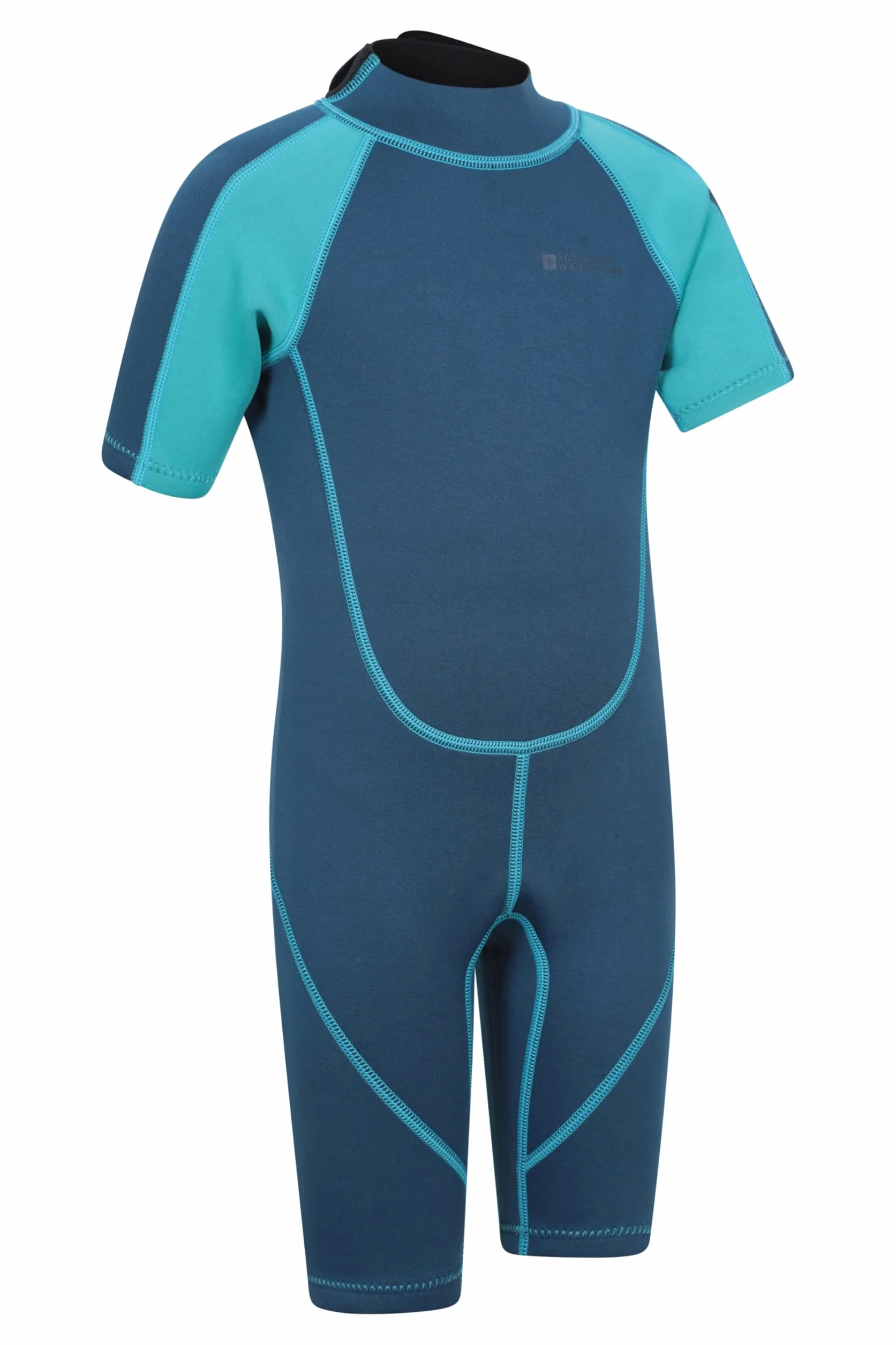 Mountain Warehouse Traje de Buceo Corto para niños 2.5mm Costuras Planas Cremallera fácil