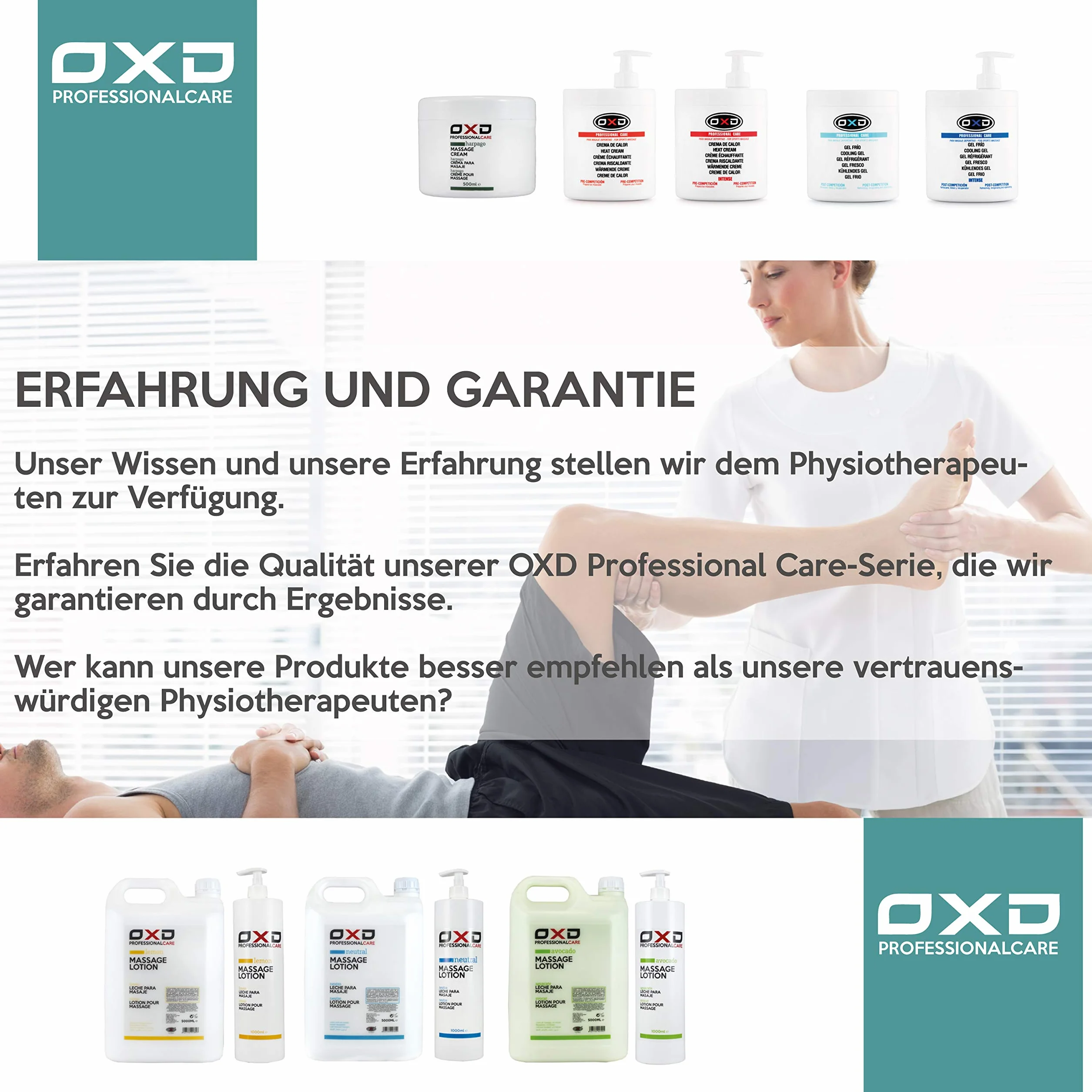 OXD Crema de masaje neutra 1 l