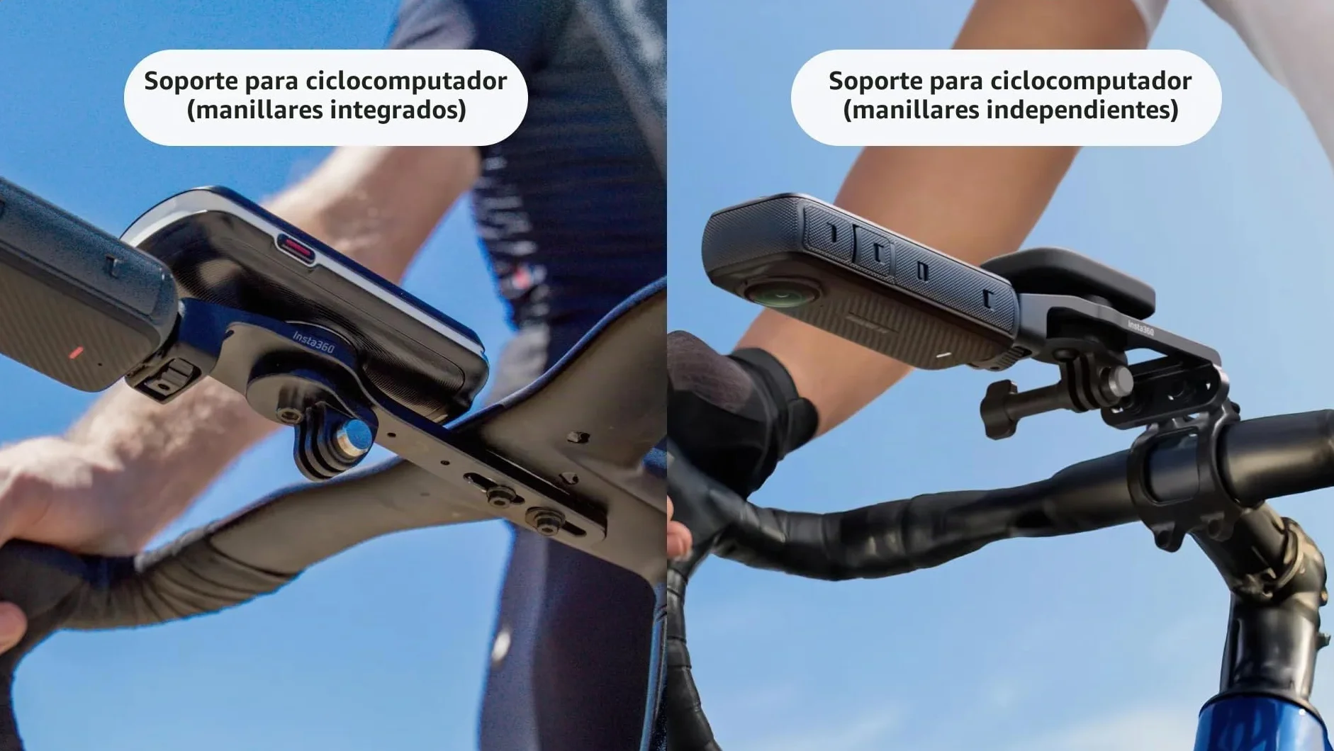 Insta360 Soporte para computadora de Bicicleta (Manillar Integrado)