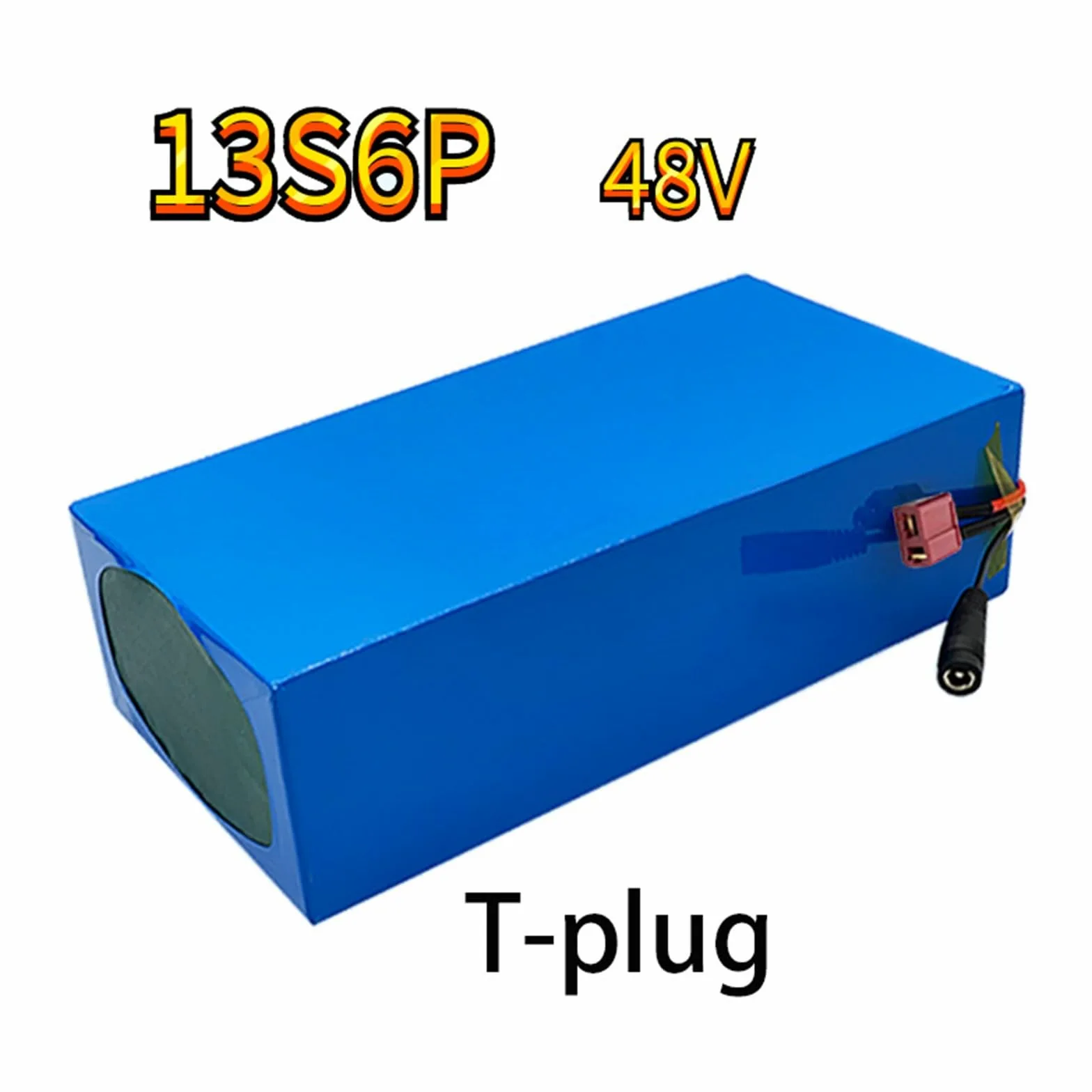Batería de Bicicleta eléctrica de 36V y 25Ah, batería de Iones de Litio for Bicicleta eléctrica 13S6P con BMS de 20A y Cargador, for Patinete de Bicicleta eléctrica(T)