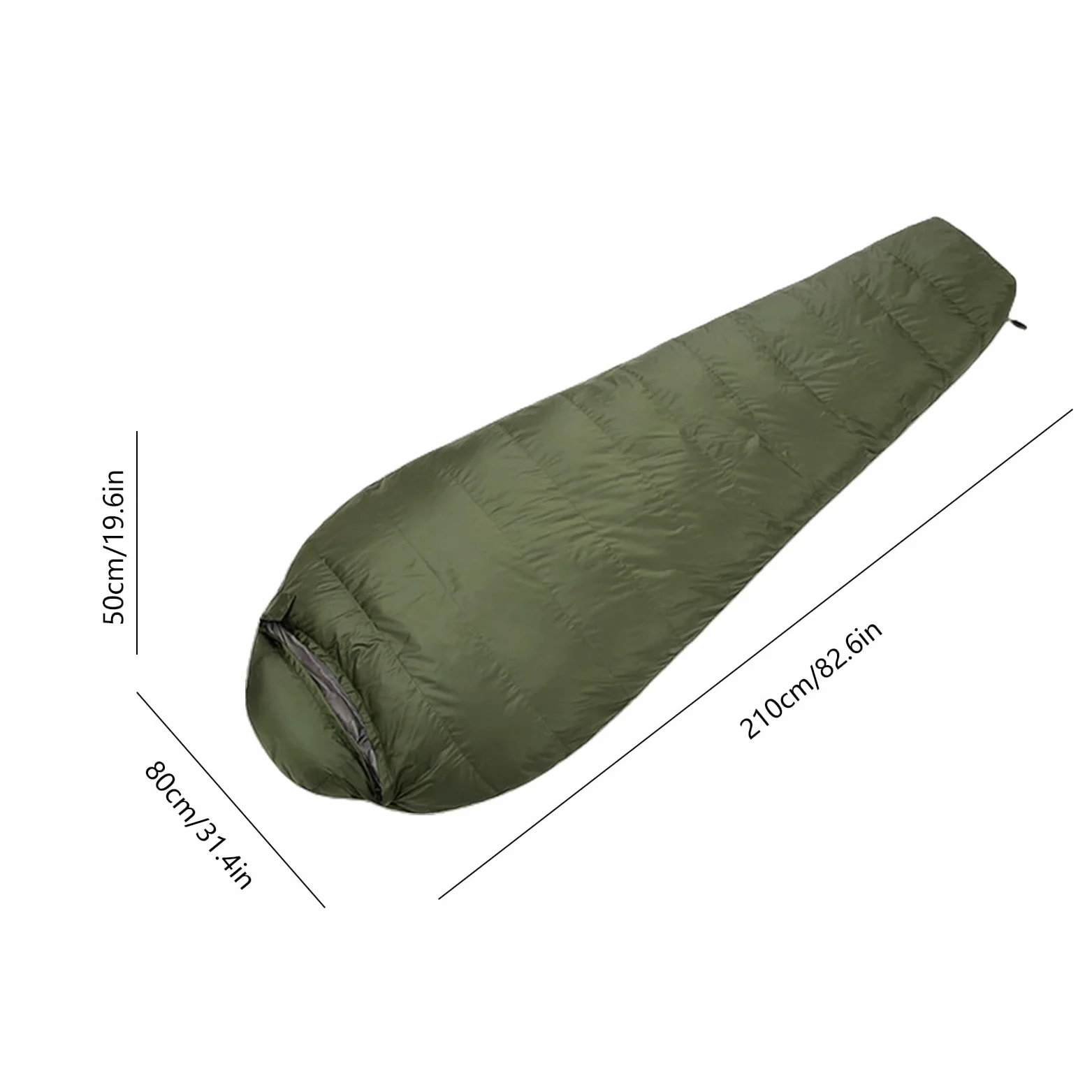 Saco de dormir para clima frío, saco de dormir de plumón para acampar para adultos, impermeable, ligero, viajes en clima frío, caza, mochilero, al aire libre, niña, senderismo
