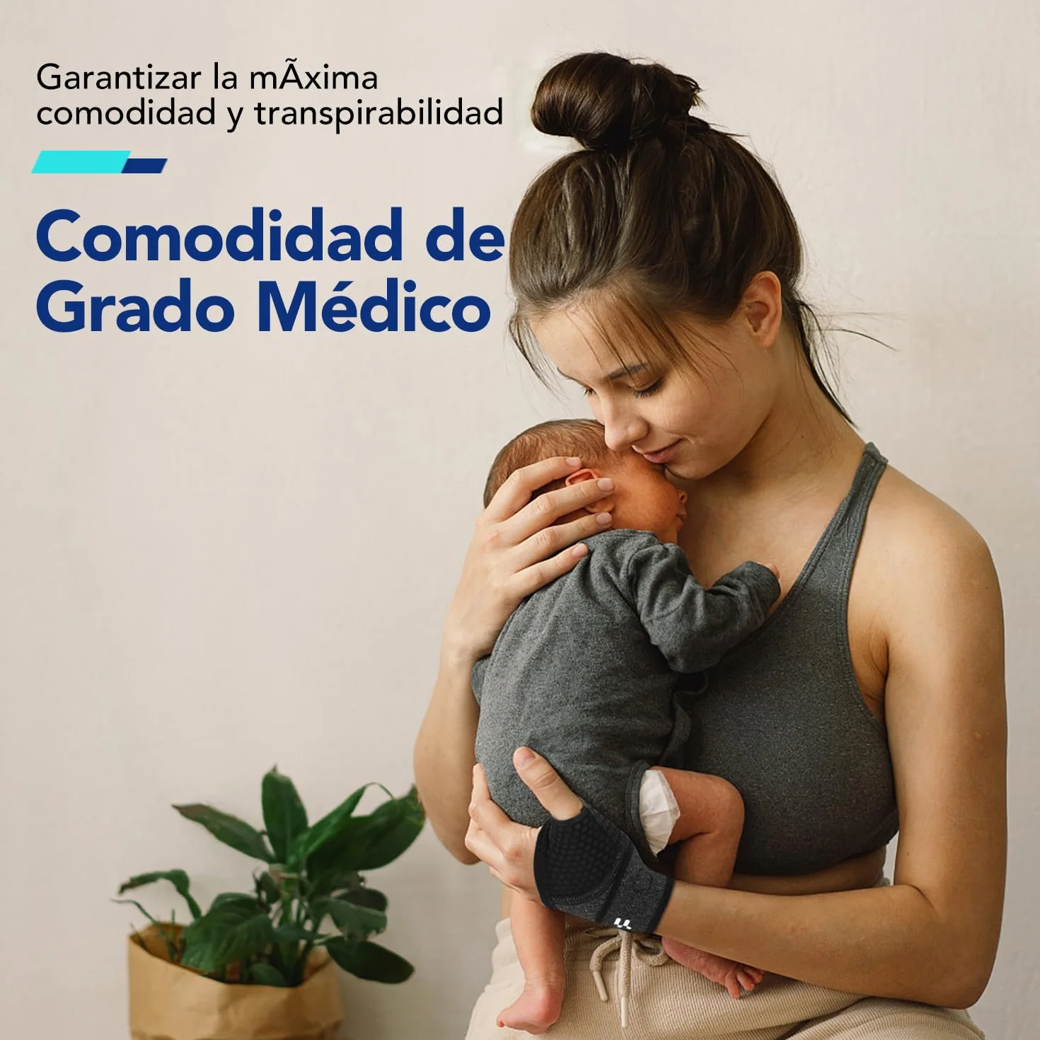Fitomo Muñequera Tendinitis Muñeca con Apertura del Pulgar Suave para Túnel Carpiano Esguince Artritis Leve, Muñequera Metacarpiana Adjustable para Deportes Trabajos Gym Dormir (Derecha)