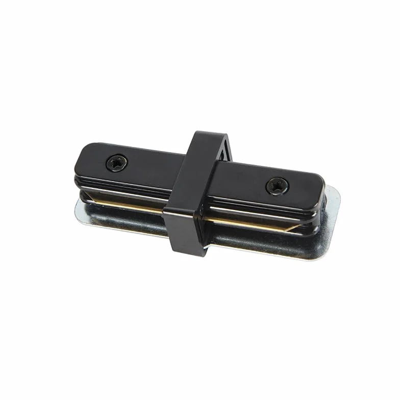 QAZQA Moderno Conector I czarny do szyny jednofazowej plastikowy LED
