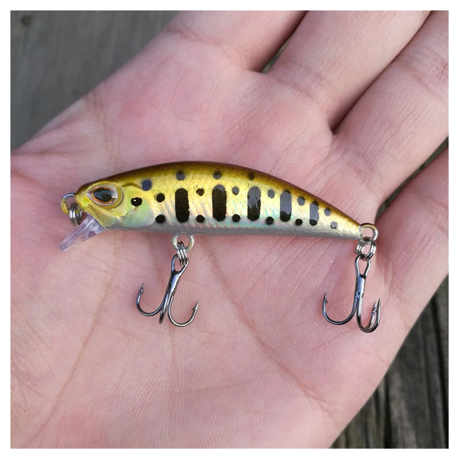 XILILHC 10 Uds Cebo Artificial Que Se Hunde Señuelos De Pesca Wobblers | Aparejos de pesca con cebo de baño de río, cebo de carpa