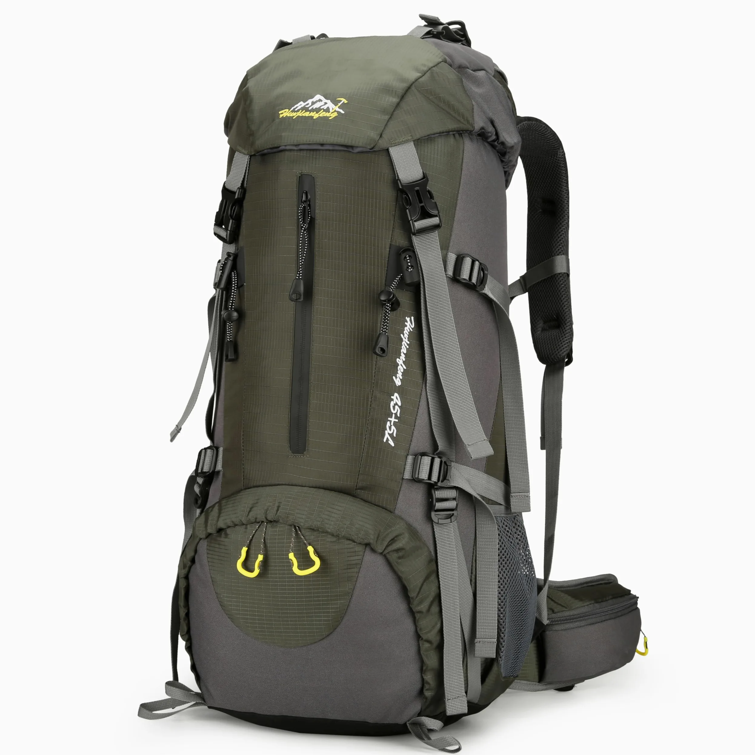 50L Mochila de Ideal para Deportes al Aire Libre, Senderismo, Trekking, Camping Travel, Escalada. Bolso Impermeable del Alpinismo, Mochila que contiene una cubierta de lluvia