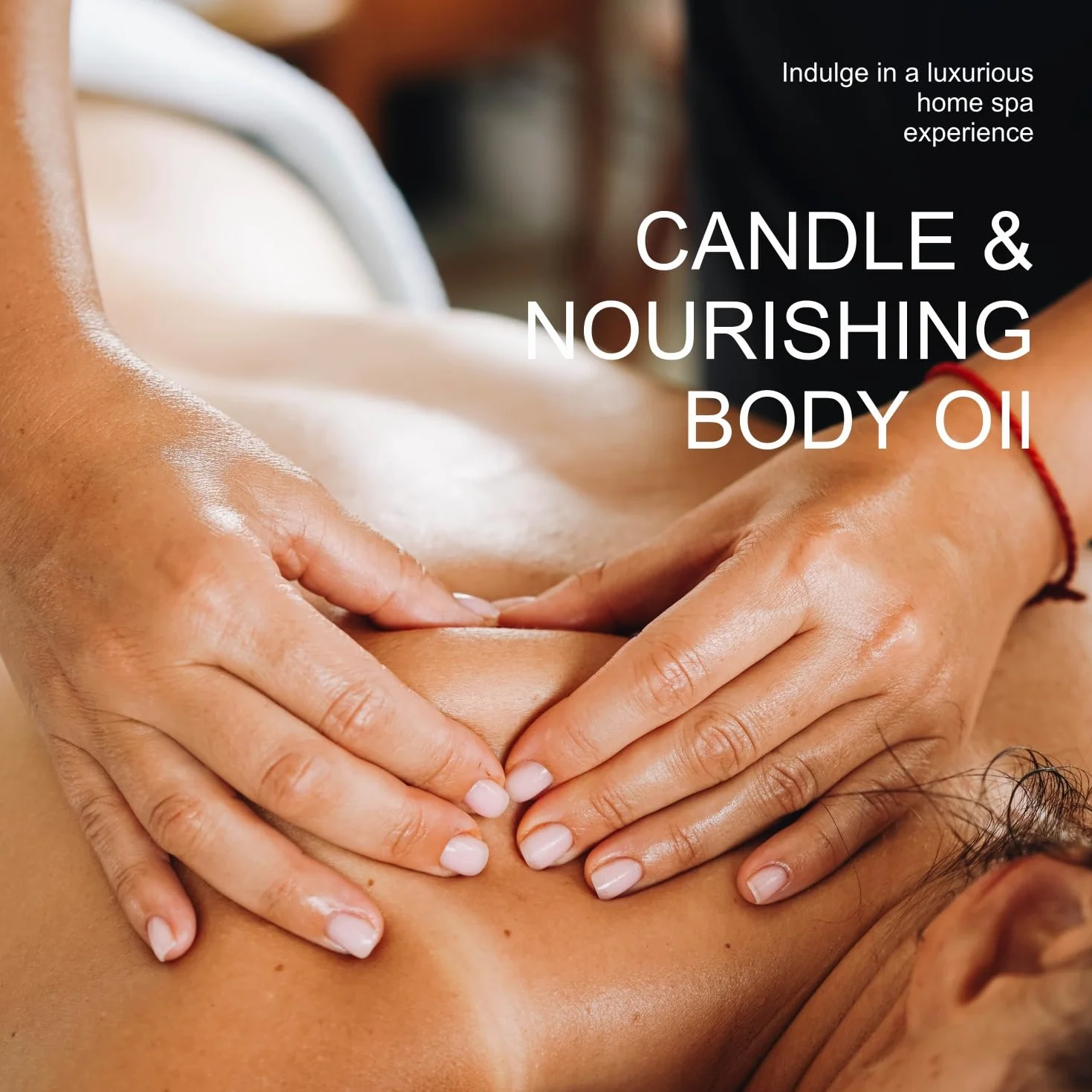 ANSOYER Vela de Masaje 200g Hidratante Nutritiva Spa Aromaterapia Relajación Ámbar Vainilla