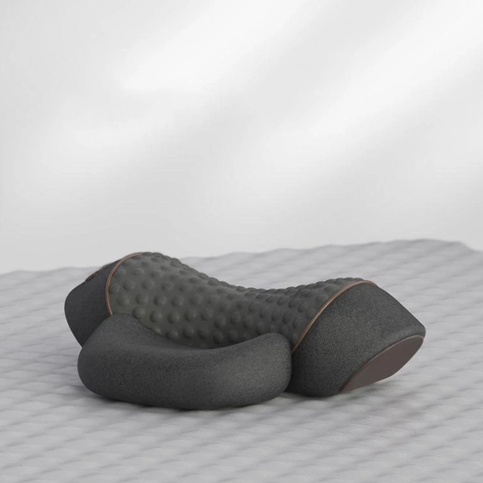 Almohada portátil de espuma viscoelástica 3 en 1 para cuello, hombros y espalda