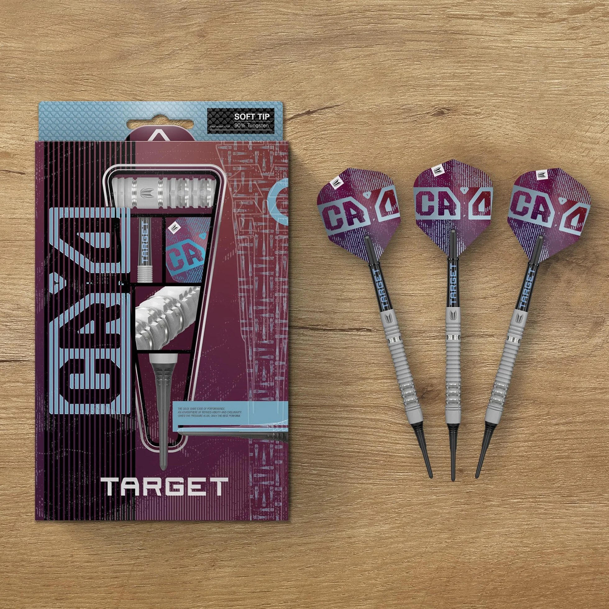 Target Darts Cryo Punta Blanda Dardo Set 18-21G 90% Tungsteno Barril