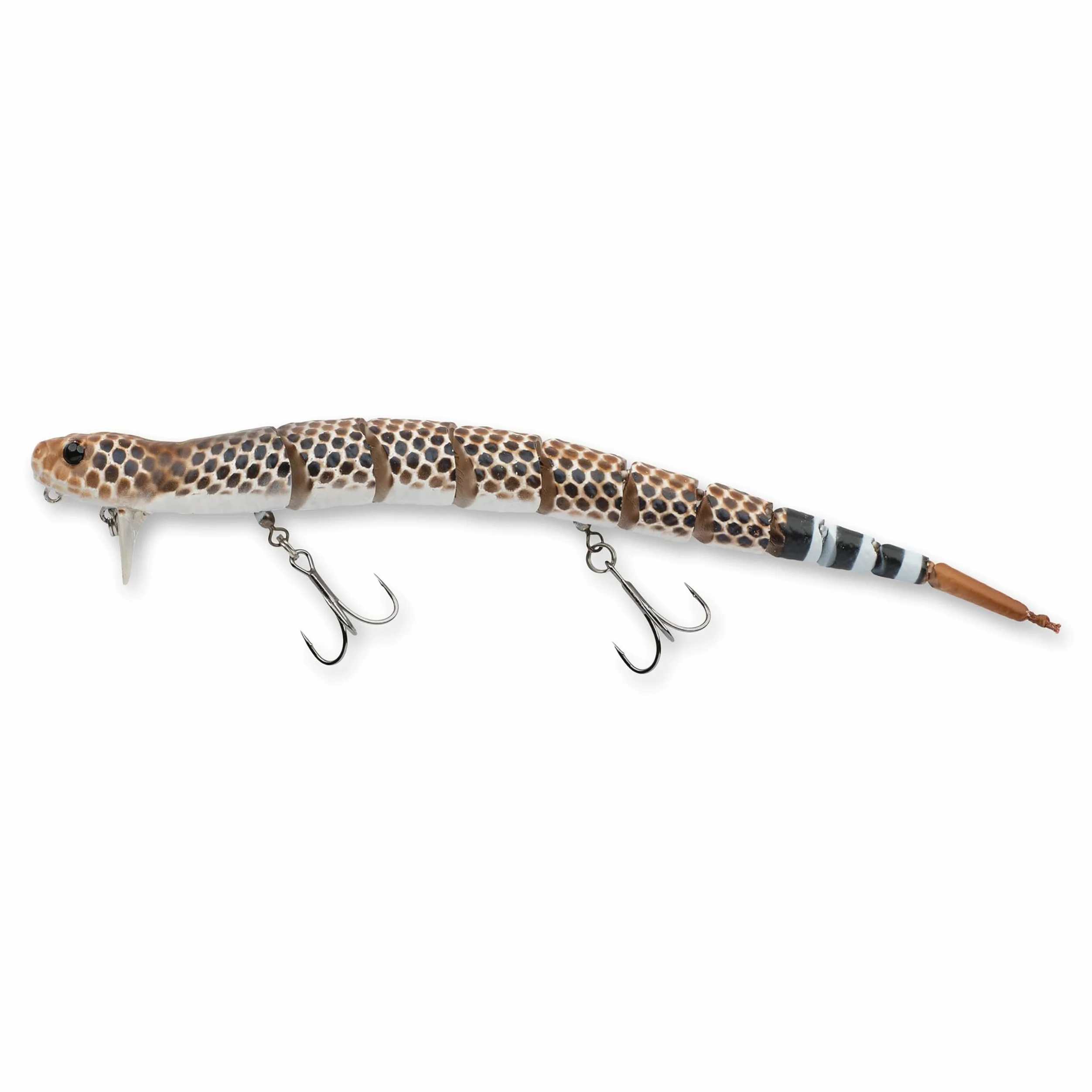 Savage Gear Cebo de Pesca de Serpiente 3D, contornos realistas, Colores y Movimiento, construcción Duradera, Opciones de Aparejo versátiles, configuración de Gancho Triple Doble