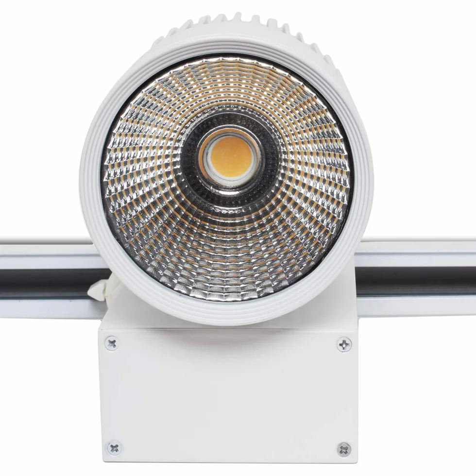 Greenice Foco de Carril LED 30W 2538Lm CRI90 2700ºK Trifásico UGR17