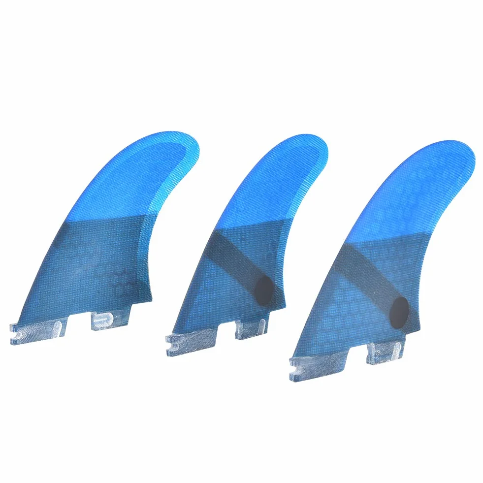 Aleta de Cola para Tabla de Surf, Juego de 3 Piezas de Aletas de Fibra de Carbono para Tabla de Surf, Accesorio de Surf para Vacaciones en Seabeach con Olas Huecas
