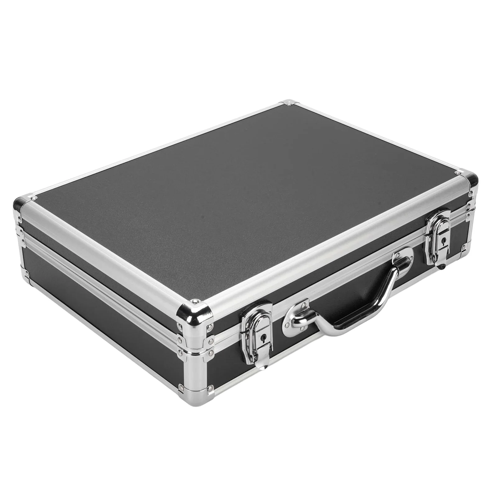 ViaGasaFamido Estuche de Transporte Rígido para Mini Kit de Platos, Maleta de Almacenamiento a Prueba de Agua IP67 de Aleación de Aluminio para Equipos de Antena de Viaje