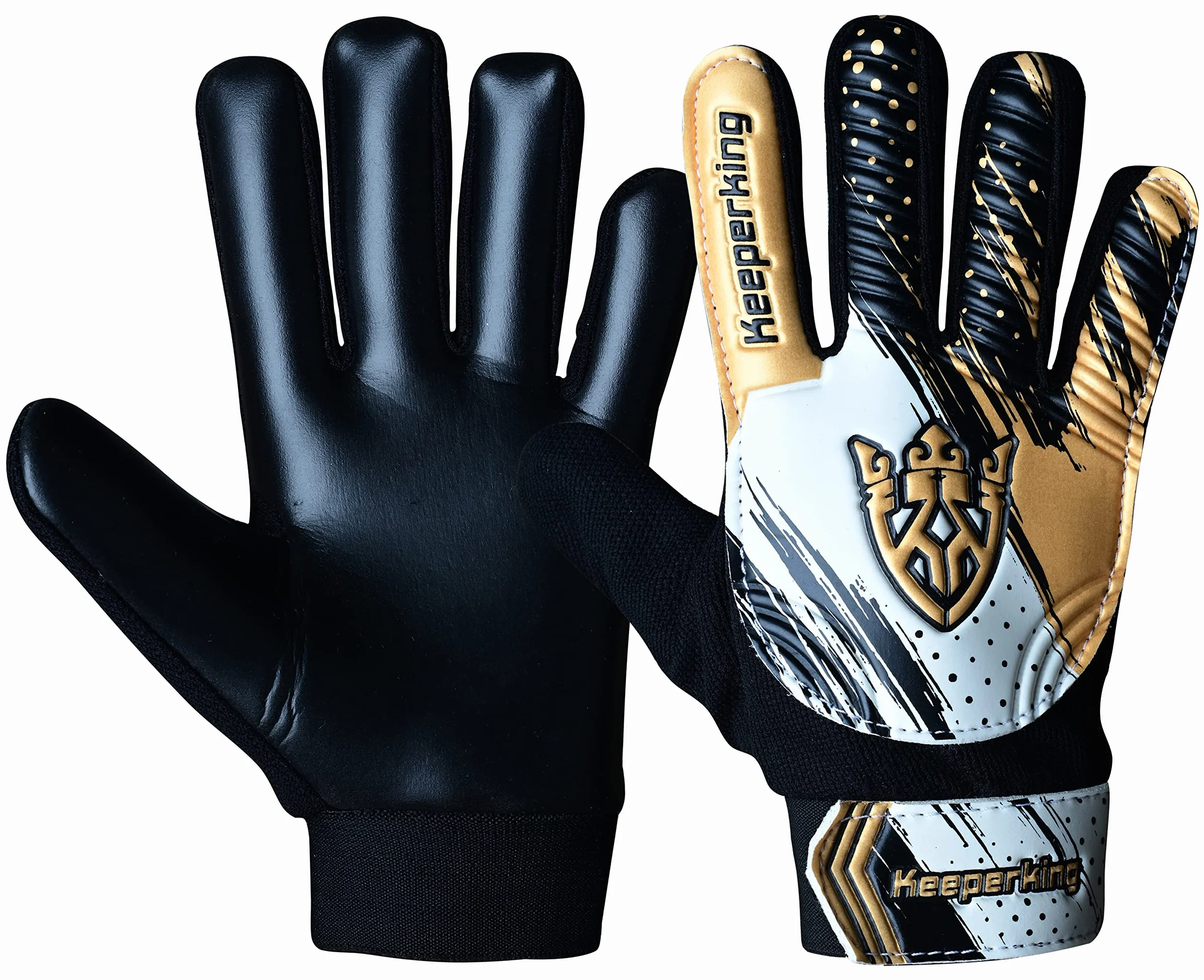 Keeperking Clawxen Guantes de Portero para Niños y Niñas de Fútbol, Talla 3-7