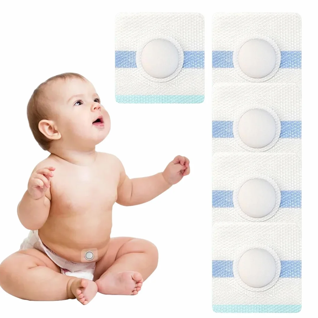 GXGM Cordon Umbilical Bebé Hernia Protección Cinta Adhesiva PU Suave Transpirable