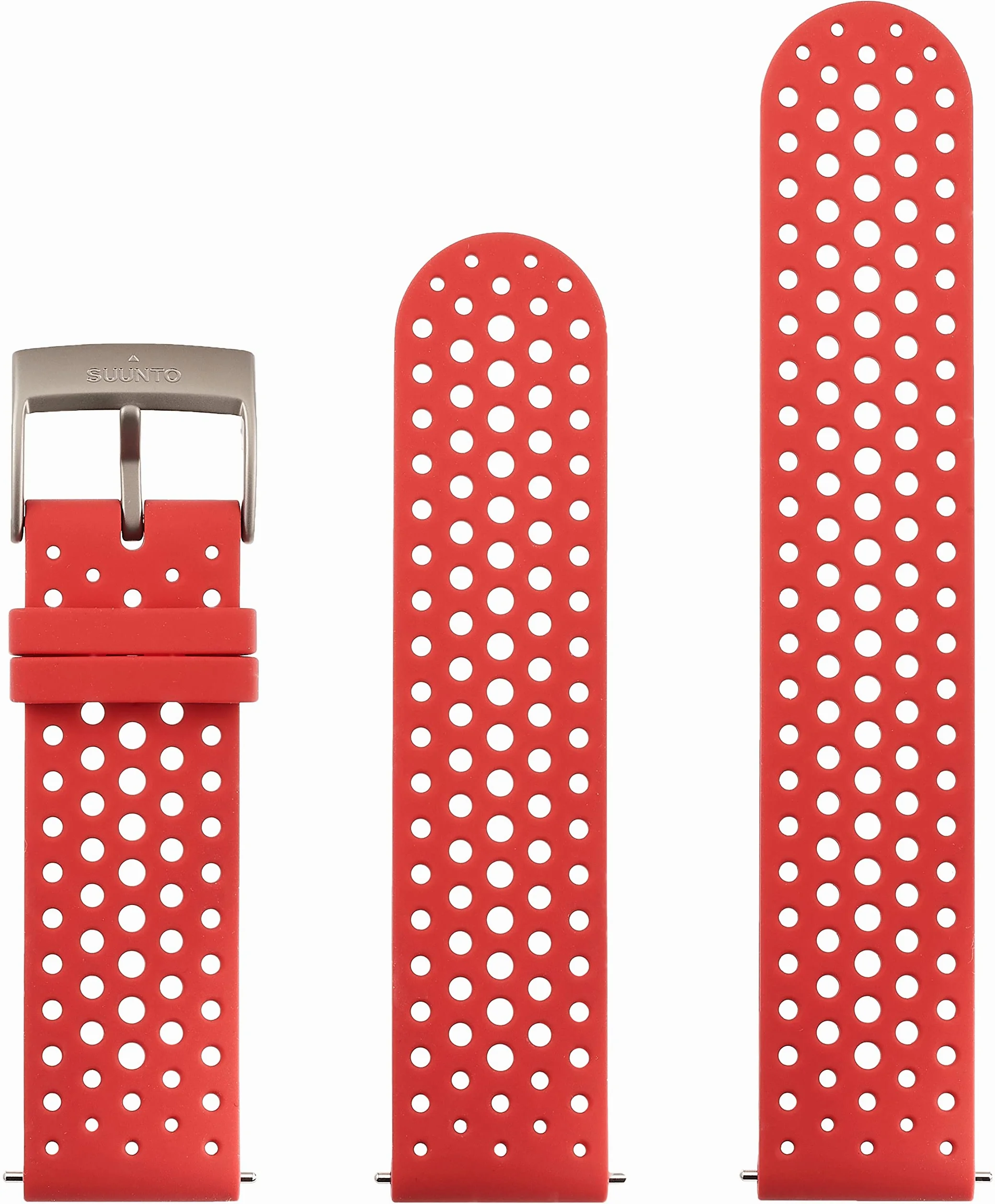 Suunto 24 Athletic 1 Silicone Strap Red/Grey S+M