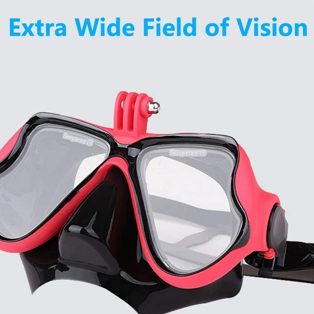 Máscara de Snorkel antivaho, Vidrio Templado panorámico Resistente a Impactos