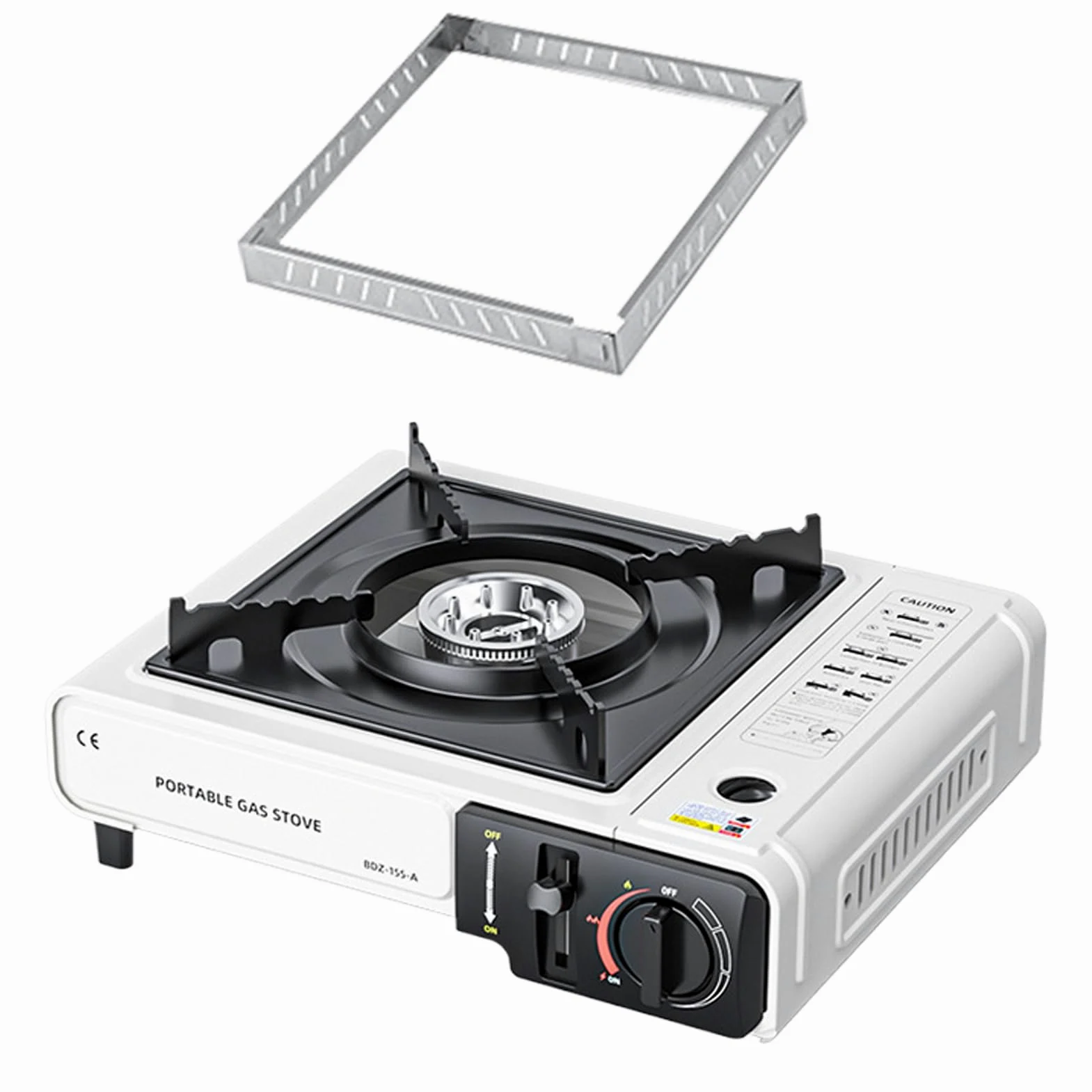 Cassette Camp Slusove – 34 x 26 x 8,2 cm para averías de camping portátil | Quemador de gas portátil de gas externo a prueba de | Quemador de gas para camping para ollas de de alto