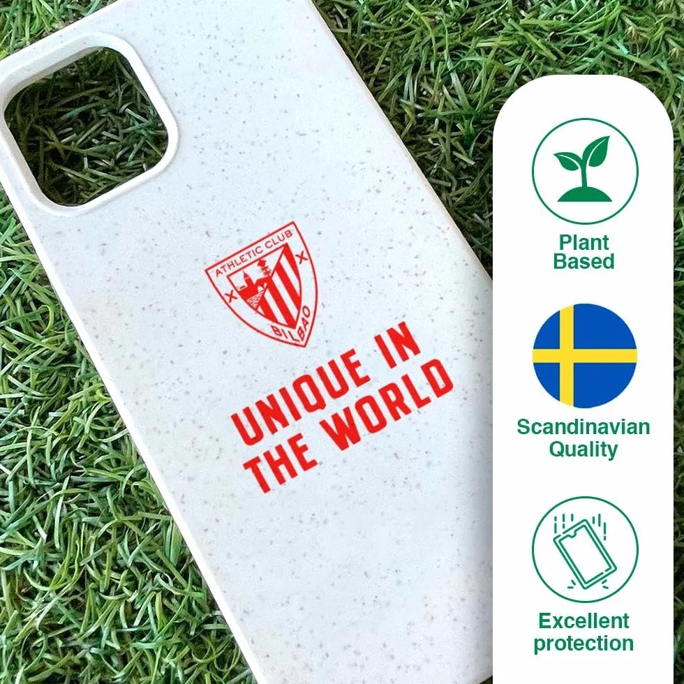 Funda Móvil para Apple iPhone 14 Pro Athletic Club – Diseño Unique Escudo – Diseño ergonómico – Protección Ligera y Resistente para móvil – Blanco