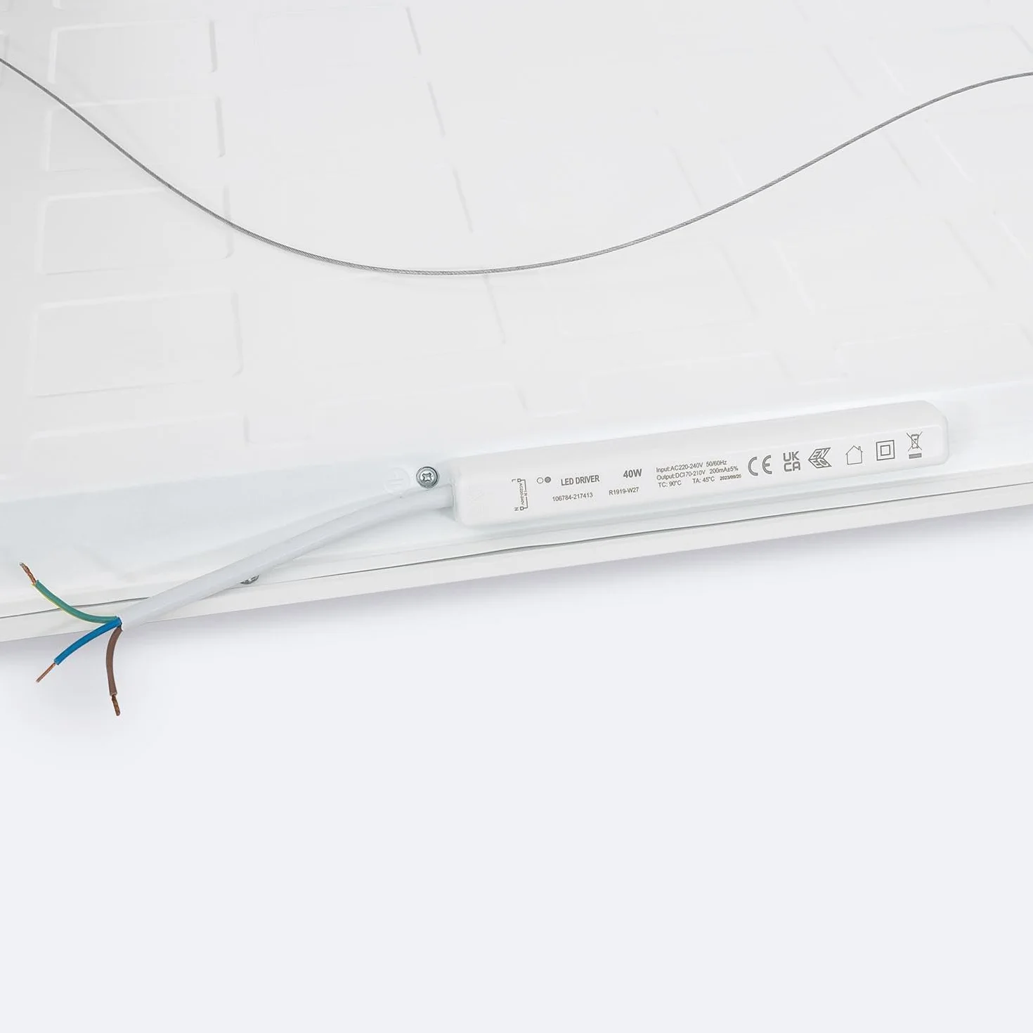 LEDKIA LIGHTING Panel LED 60x60 cm 40W 4000 lm 100 lm/W Blanco Frío 6000K Policarbonato