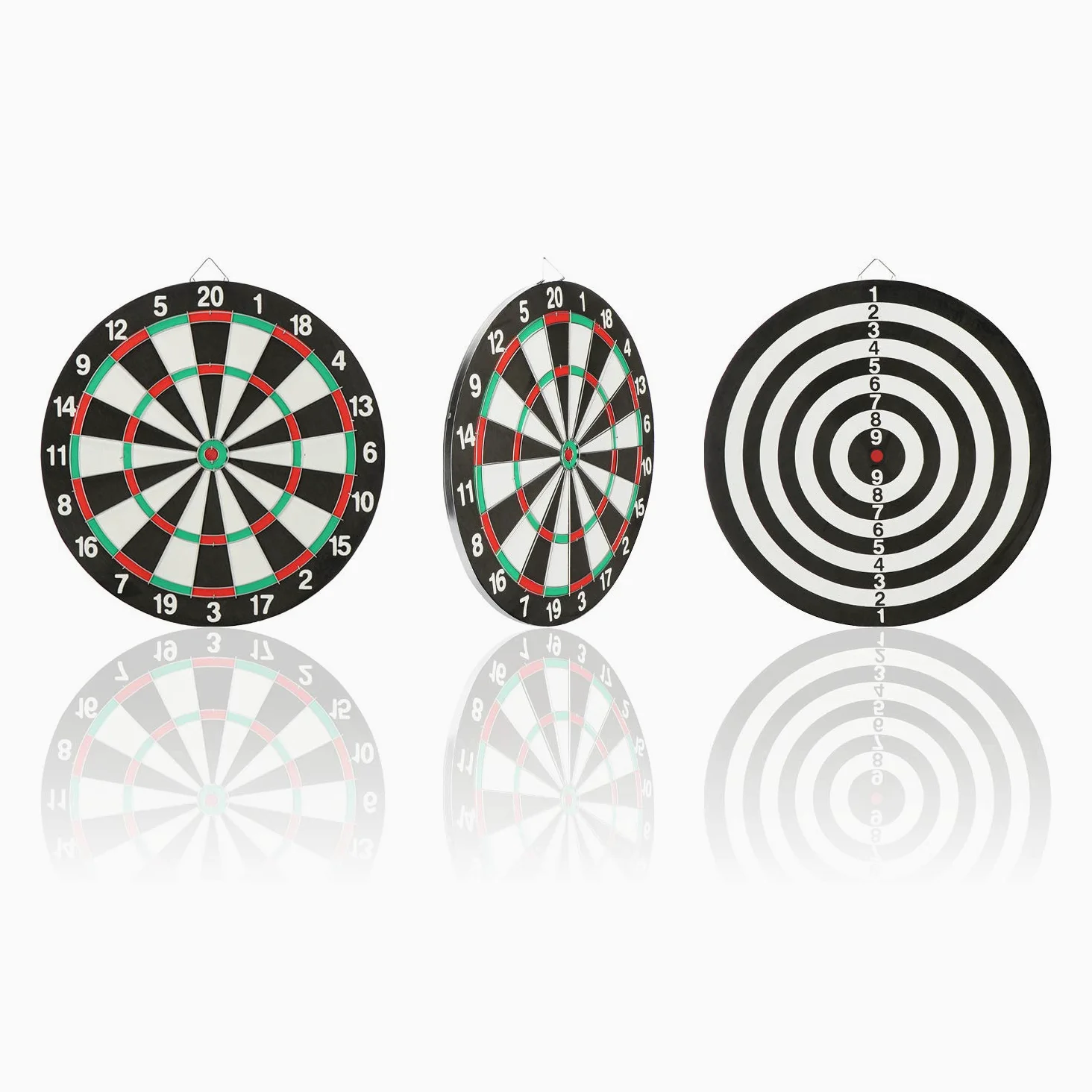 COM-FOUR® Juego de Dardos Clásico con Dardos de Acero en 2 Colores