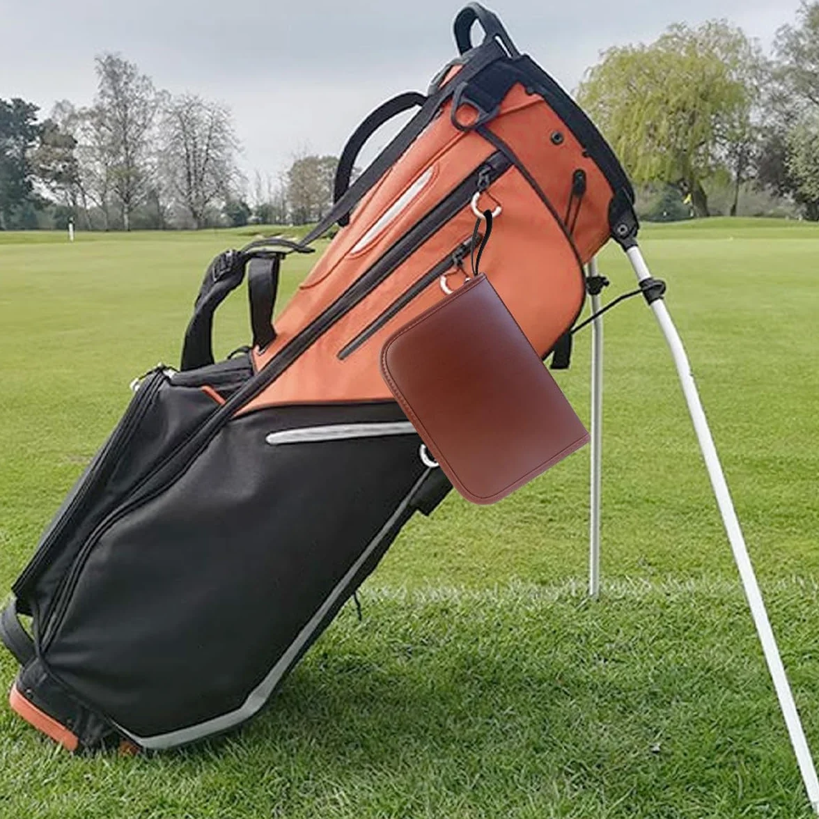 Regalos de golf para hombres y mujeres, juego de accesorios de golf con estuche de alta gama, telémetro, cepillo y tees, multifuncional.