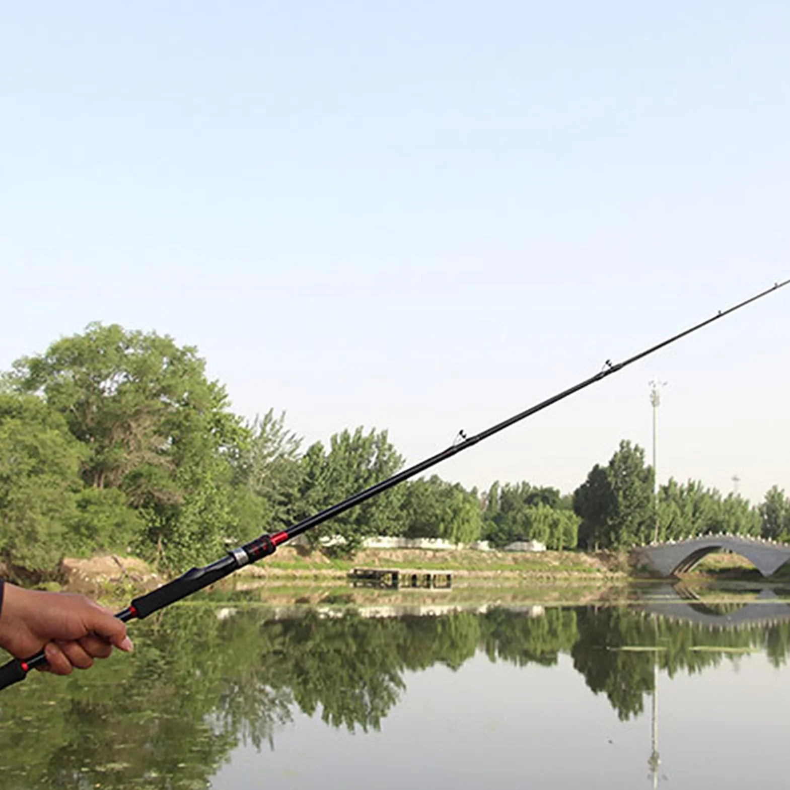 Bastón De Pescar Baitcasting - Bastón De Pesca De La Costa Cast | Bastón Lanzar Sensible Baitcasting Pesada Pesada Portátil Baitcast Varilla Cebo Caña De Pescar Bastón De Pescar Baitcaster