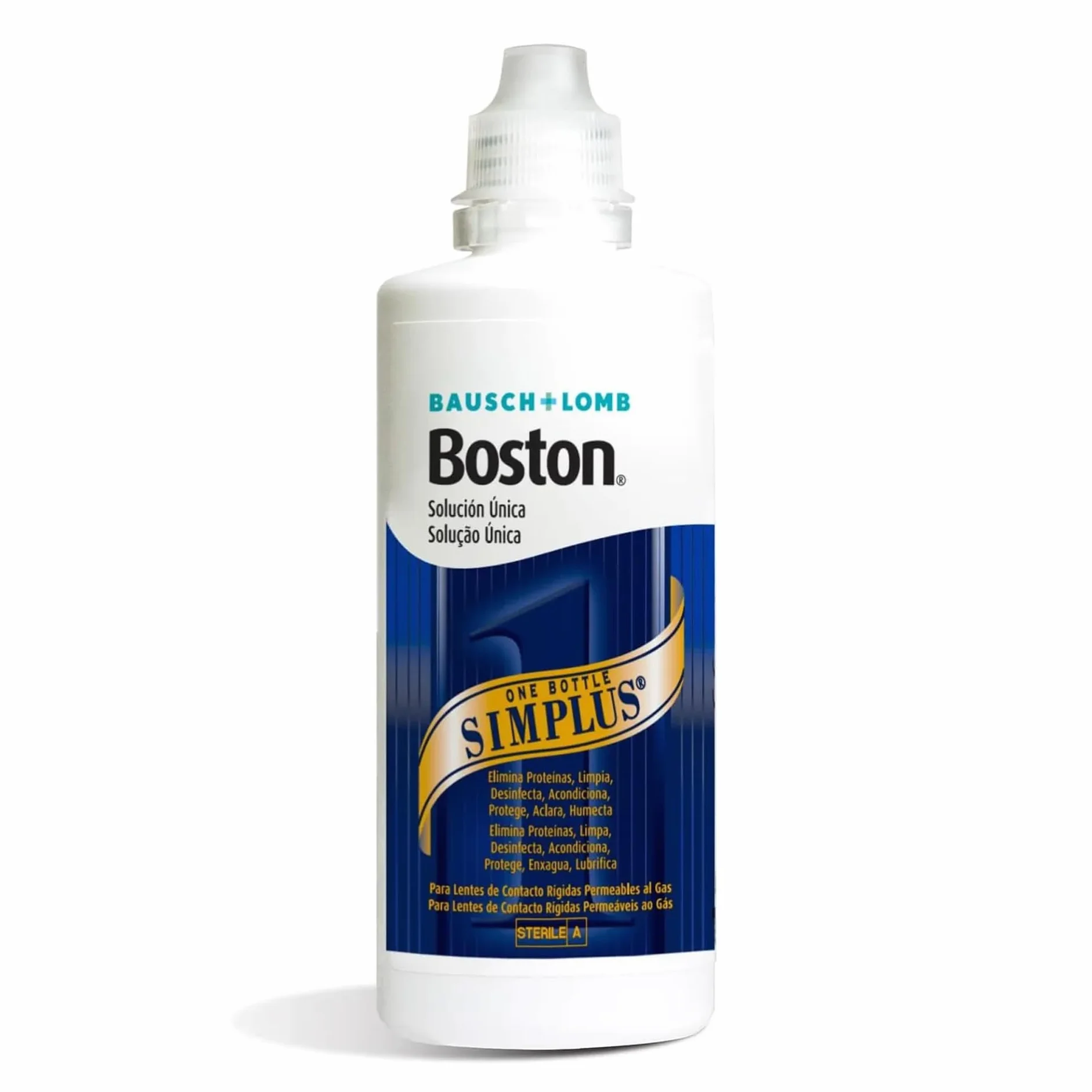 Bausch + Lomb Boston SIMPLUSSolución Única 120ml para lentes de contacto rígidas