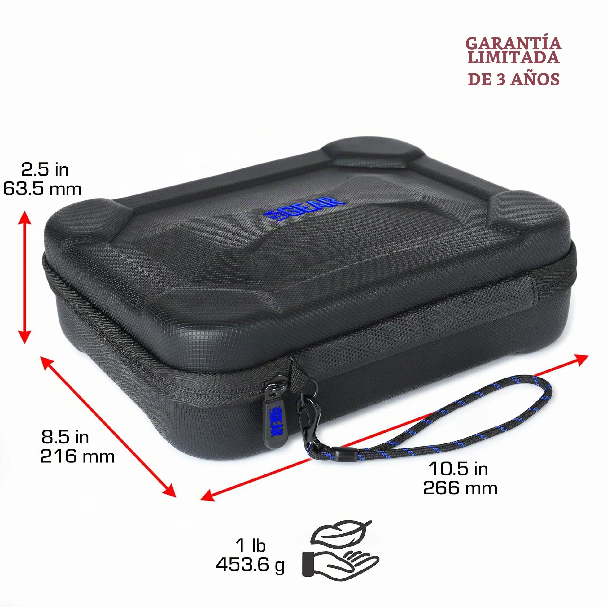 USA Gear Funda para Dardos semirrígida XL, Funda de Transporte para Dardos (15), Puntas de Dardos, Ejes de Dardos, vuelos de Dardos y más Accesorios de Dardos, Compatible con Dardos de Punta Suave y