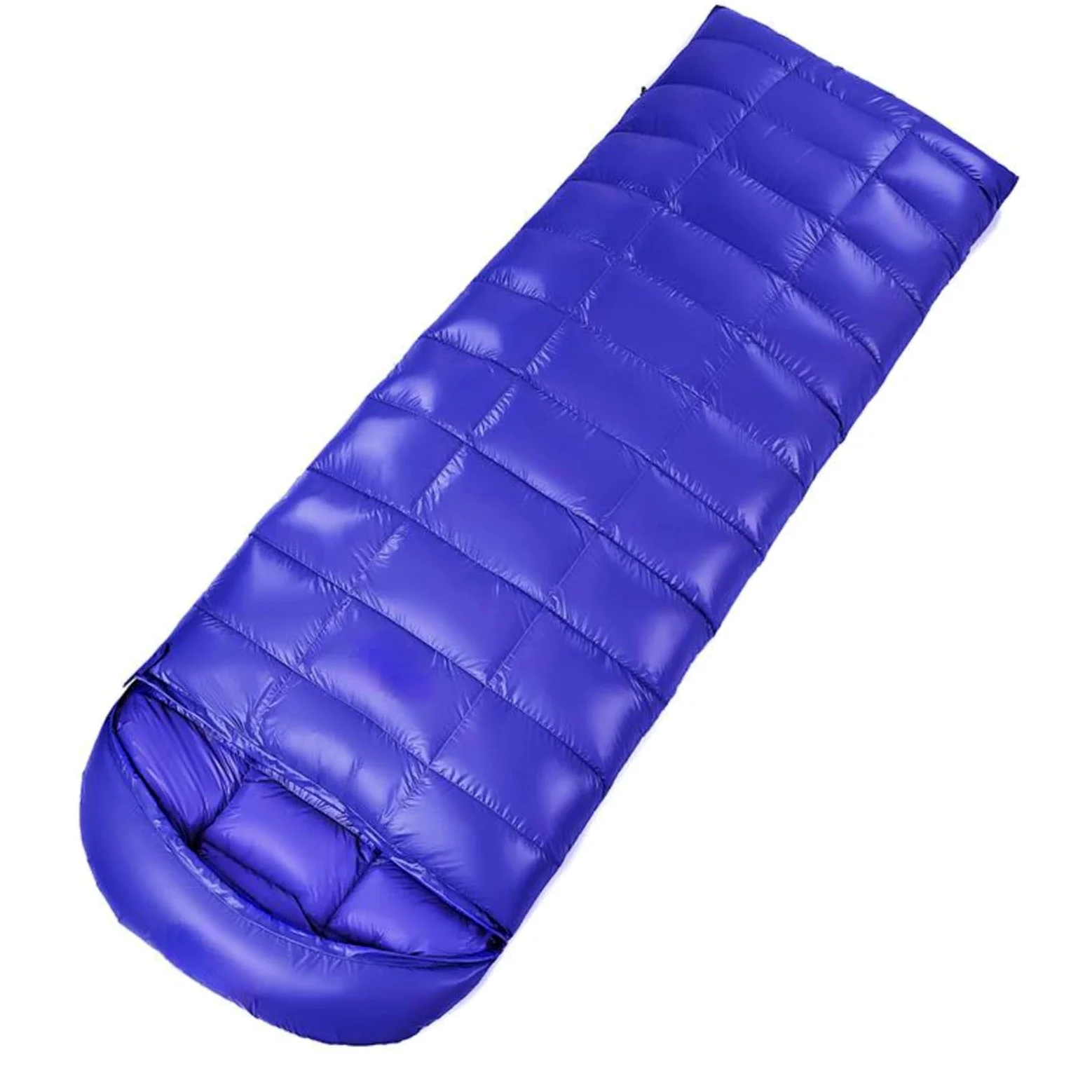 Saco de Dormir Adulto Saco de dormir de plumas for todas las estaciones, adecuado for acampar al aire libre, impermeable, resistente al viento y cálido, con bolsa de almacenamiento Saco Dormir Inviern