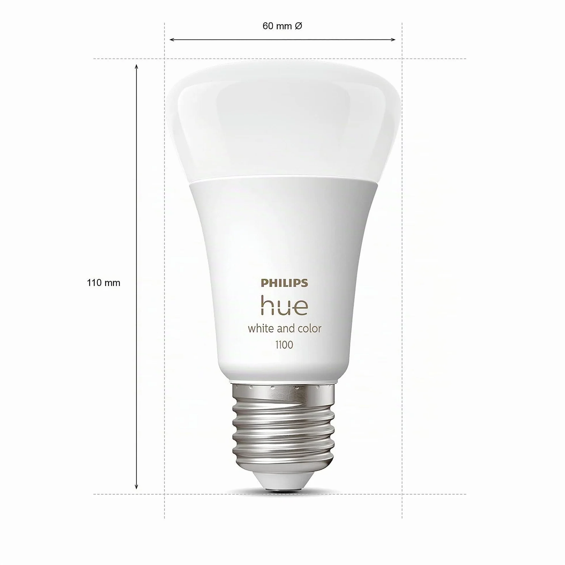 Philips Hue Startkit 2xE27 Puente Regulador Intensidad Blanco Color