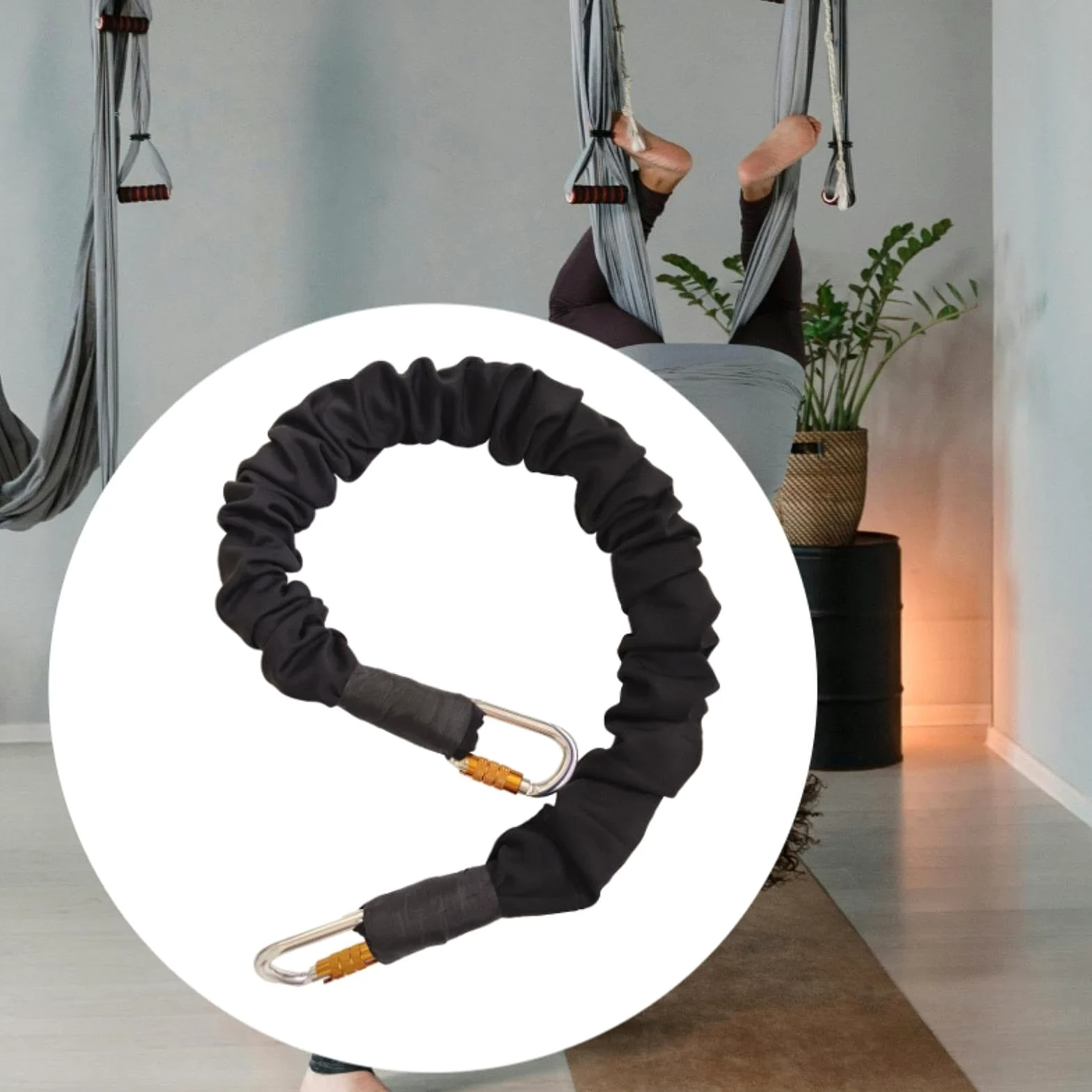 Rope Cinta de Resistencia para Ejercicio de Cordón Fitness de Entrenamiento Material Emulsionado y Poliéster Adecuado para, 55 kilos