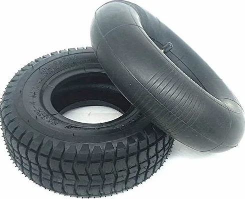 Neumáticos Interiores Y Exteriores de Goma de 10 Pulgadas 10x2.0, Adecuados para Ruedas Delanteras Y Traseras de Sillas de Ruedas Eléctricas, Accesorios para Scooters Eléctricos Neumáticos Sólidos