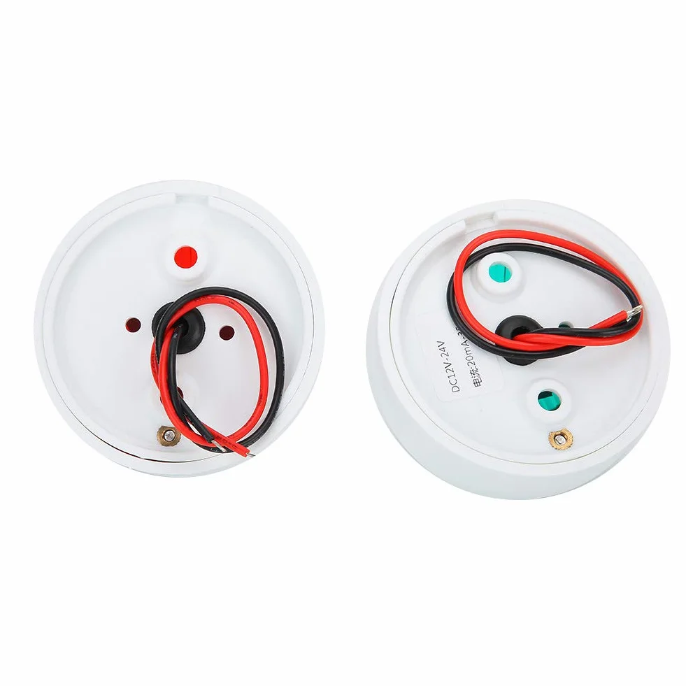 Luces de Navegación LED para Barcos Pareja de Faros de Señalización Rojo y Verde 12V Impermeables IP66 para Pontones Yates Lanchas y Embarcaciones Pequeñas