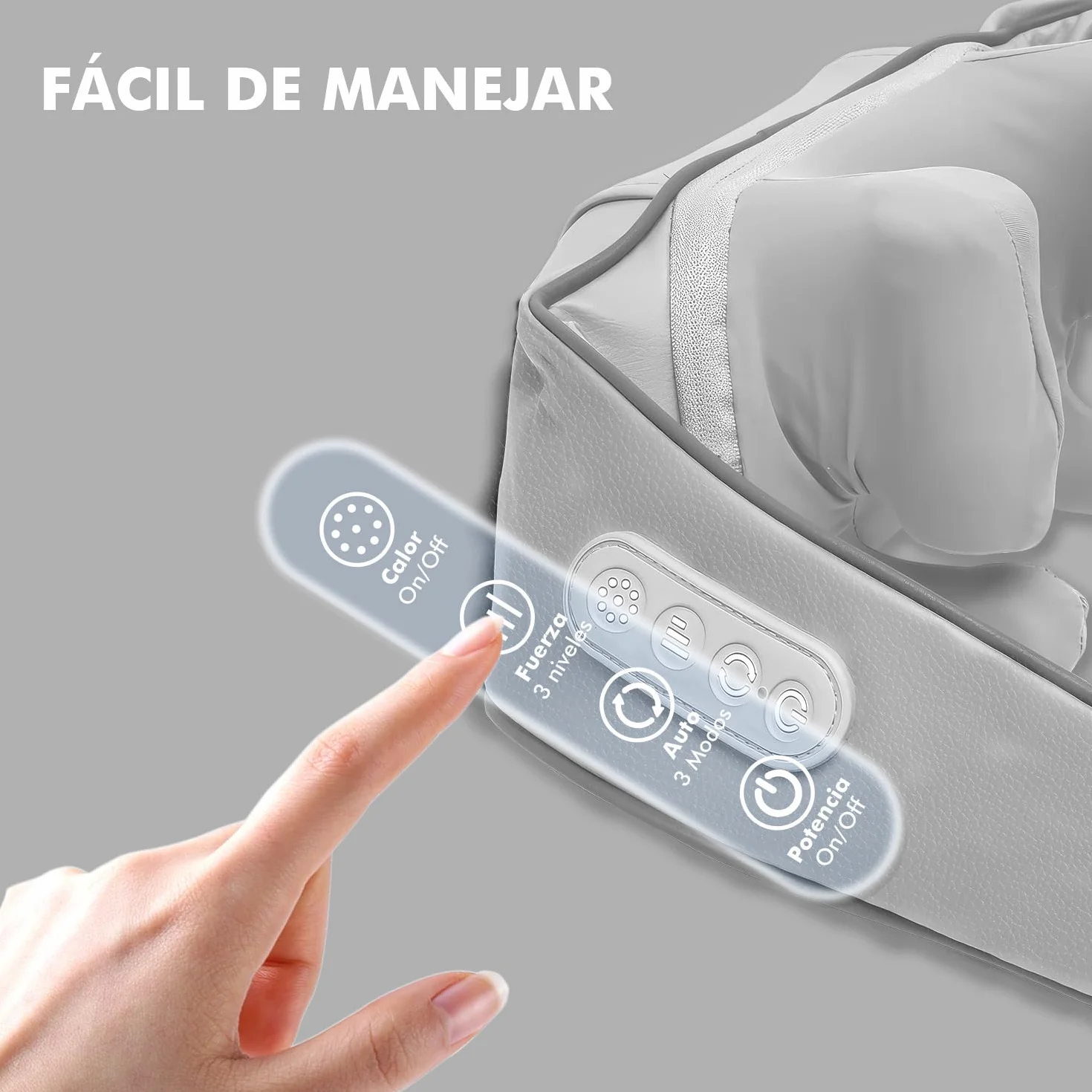Masajeador Cervical y Espalda con Calor y 3 Velocidades, Regalo Original